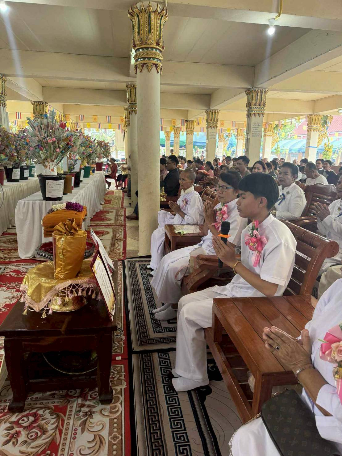 ภาพกล่าวคำถวายกฐินวัดโป่งเหาะ