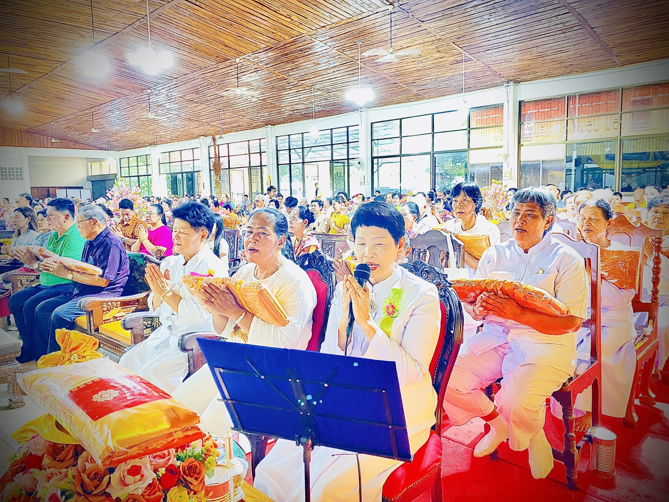 ภาพกล่าวคำถวายกฐินวัดวาปีสุทธาวาส