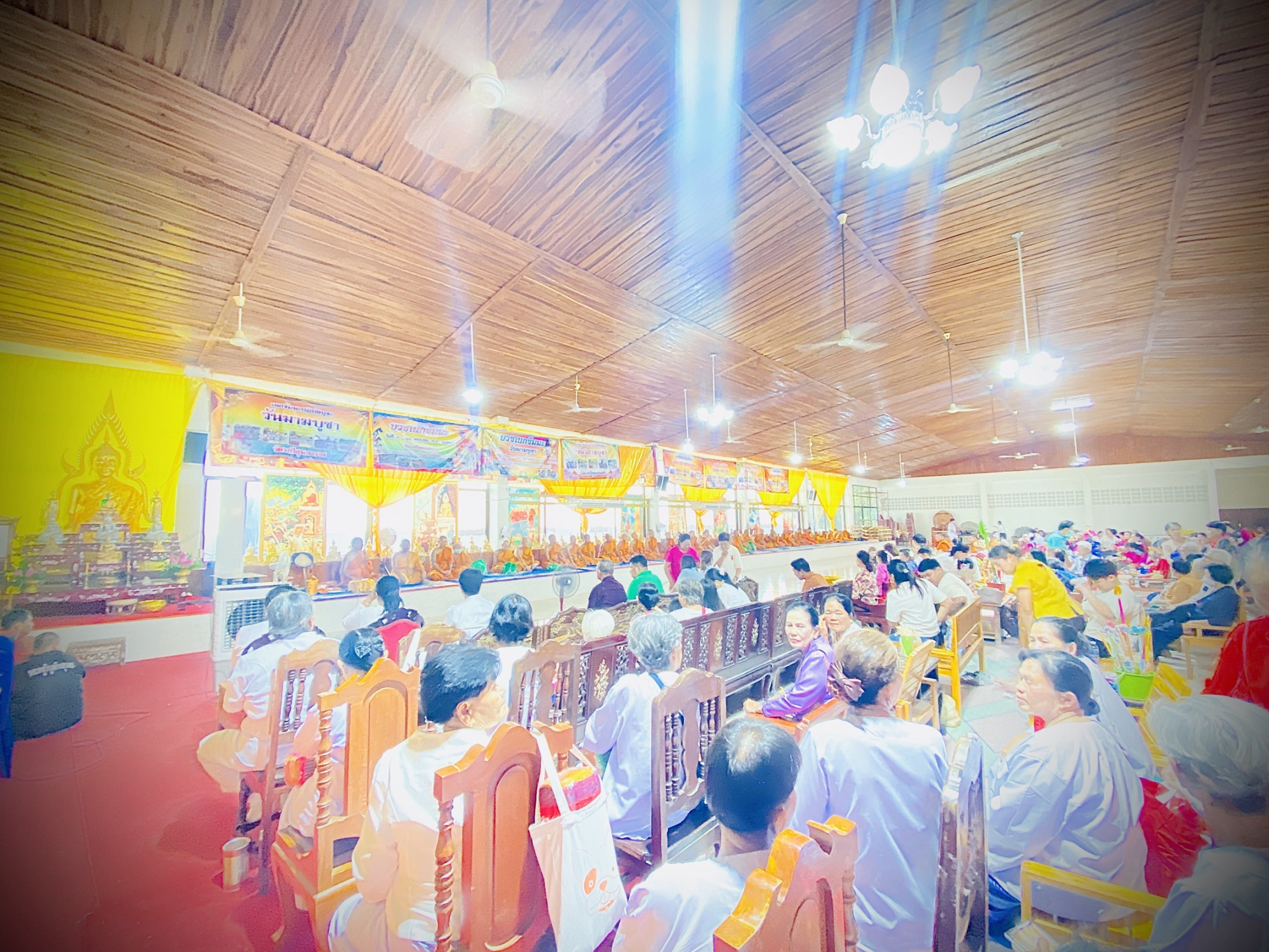 ภาพร่วมพิธีกรรมวัดวาปีสุทธาวาส