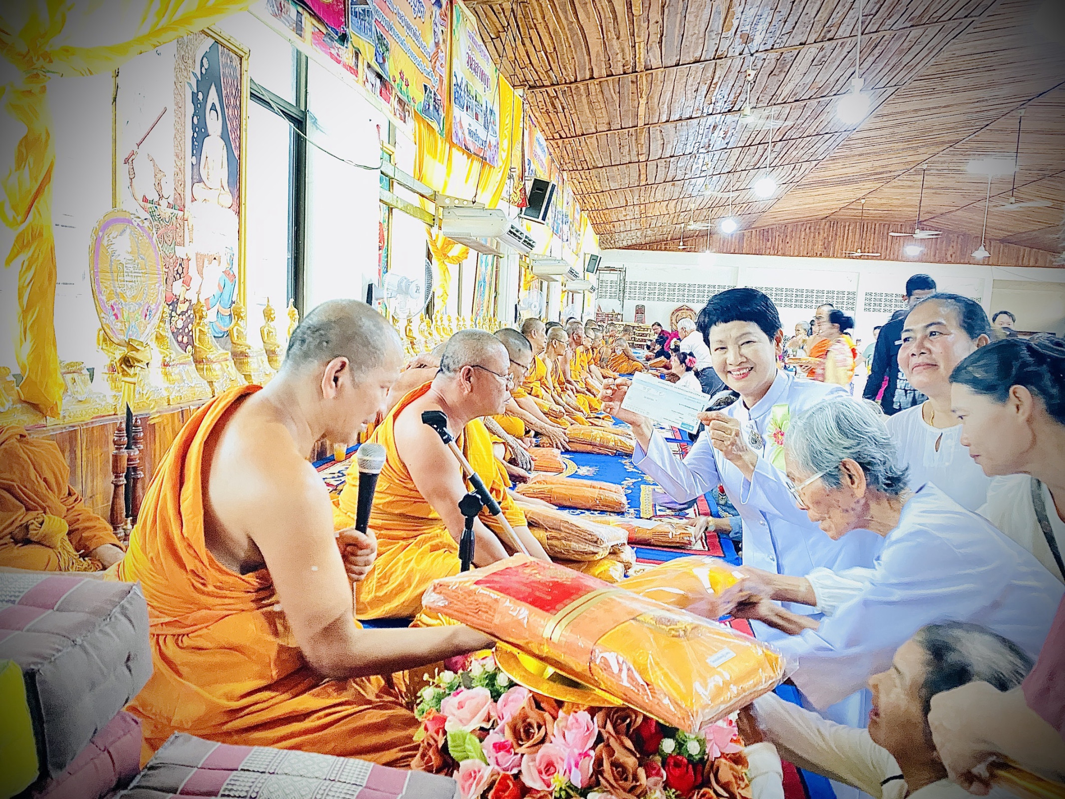 ภาพร่วมพิธีกรรมวัดวาปีสุทธาวาส