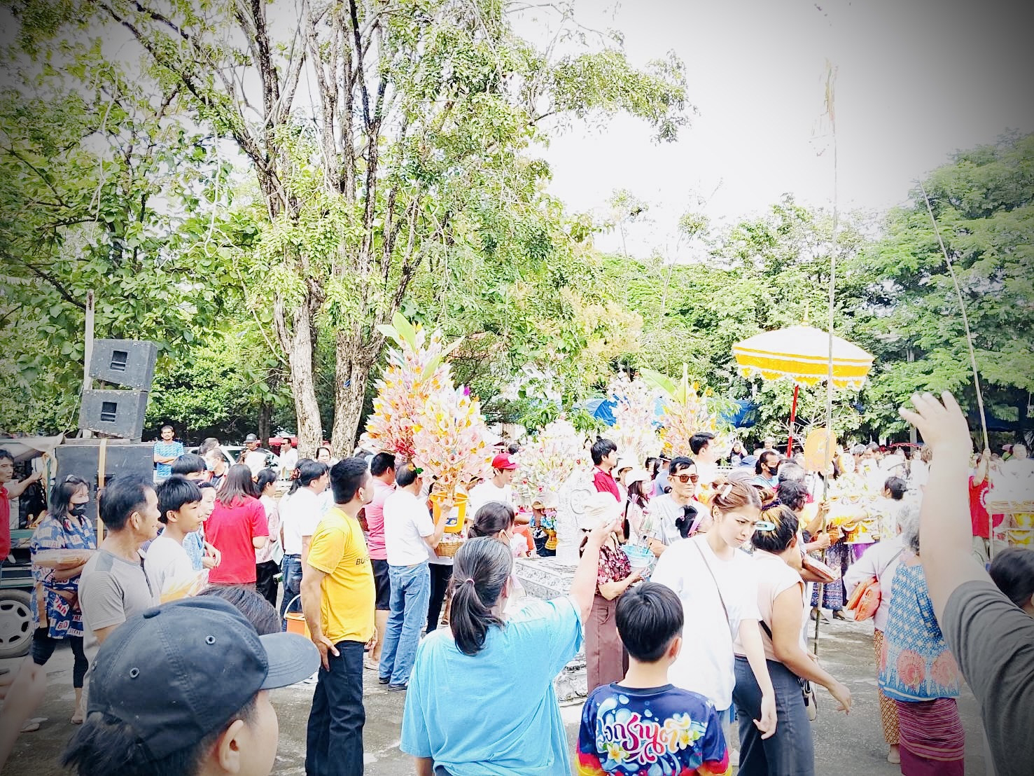 ภาพร่วมพิธีกรรมวัดหนองนกกะเรียน