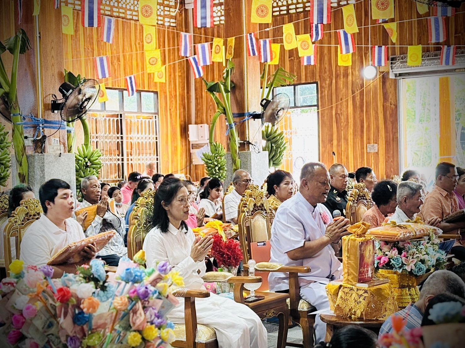 ภาพกล่าวคำถวายกฐินวัดปากช่อง