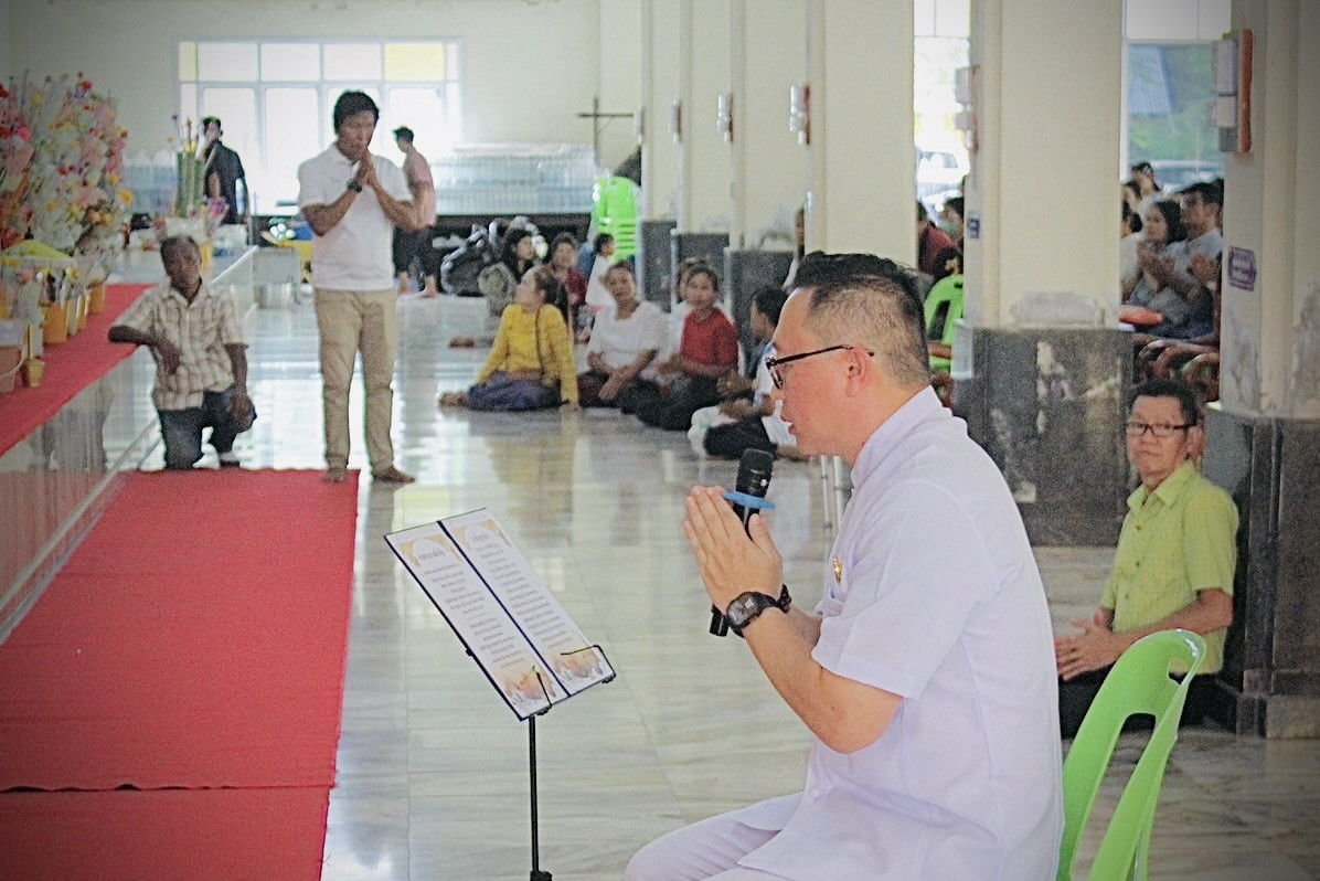 ภาพกล่าวคำถวายกฐินวัดรางบัว