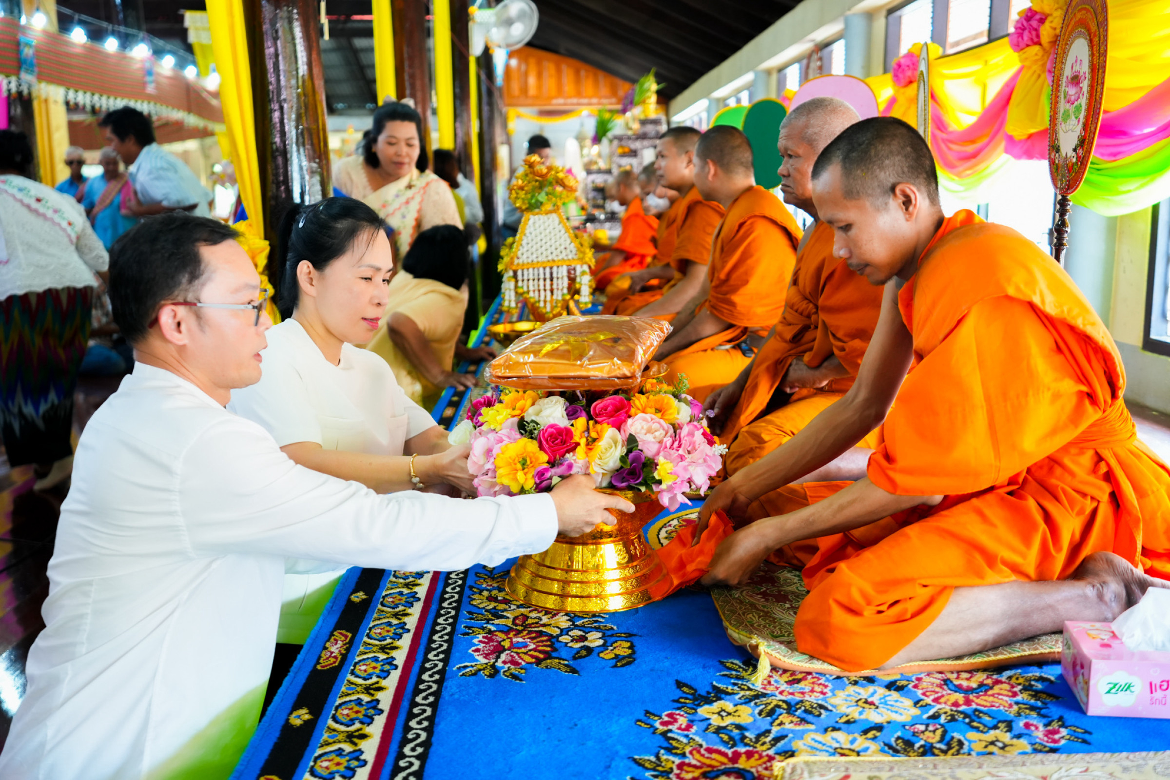 ภาพร่วมพิธีกรรมวัดบัวงาม