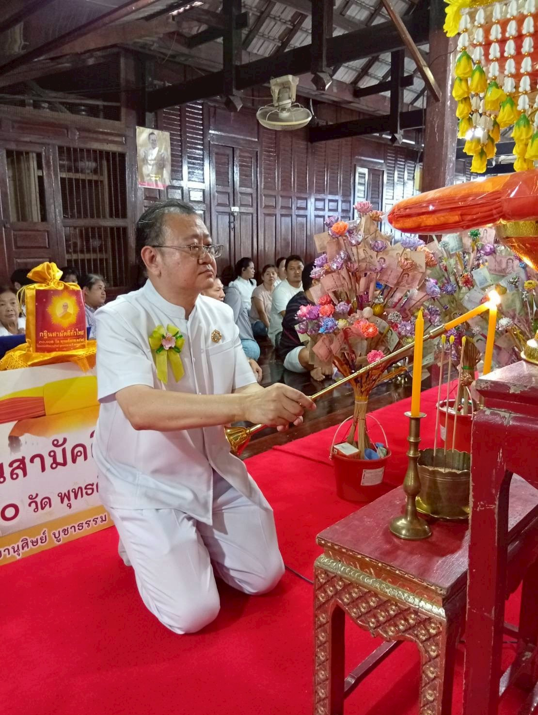 ภาพร่วมพิธีกรรมวัดแม่น้ำ(บางนางจีนนอก)