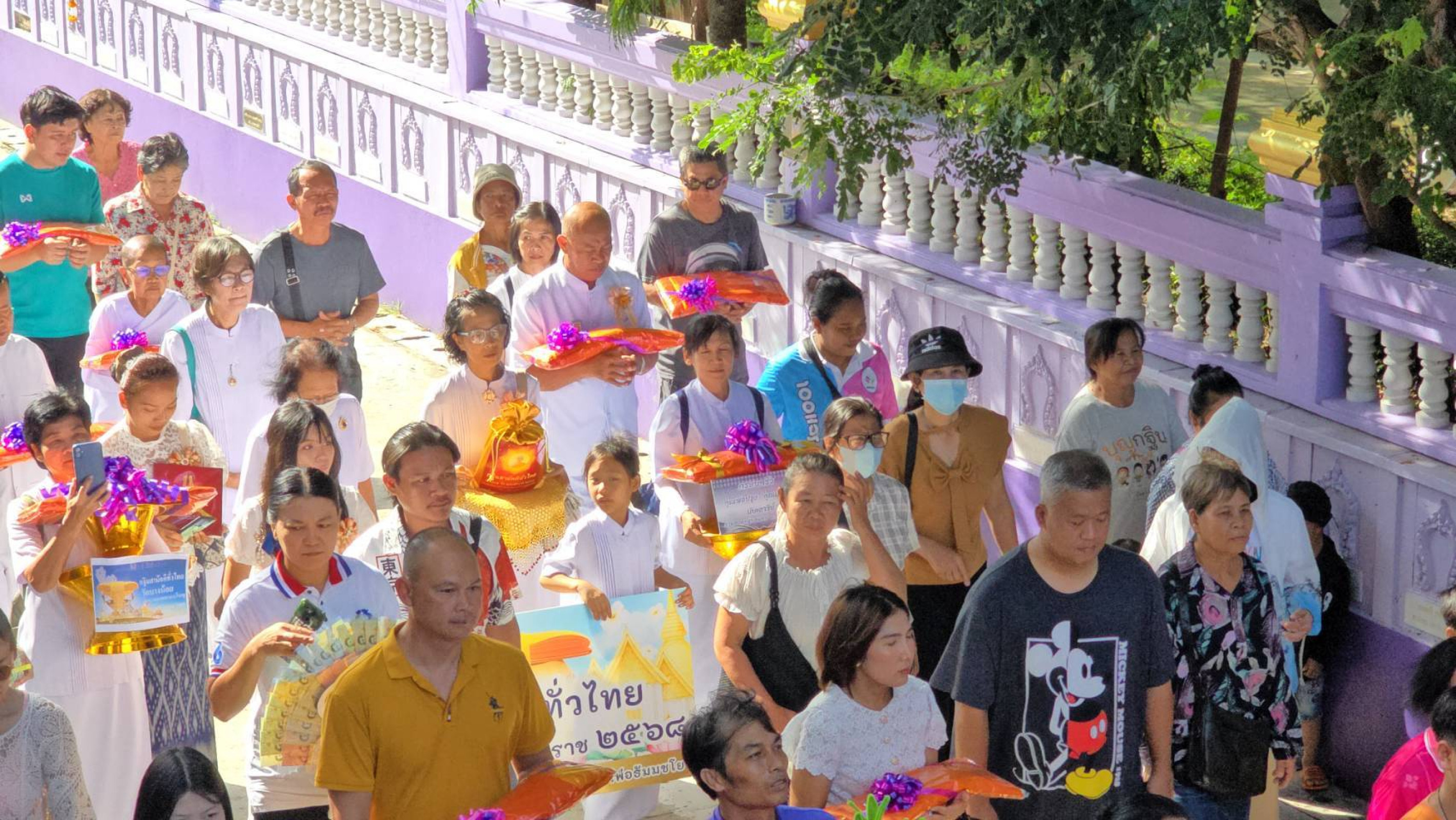 ภาพร่วมพิธีกรรมวัดบางน้อย