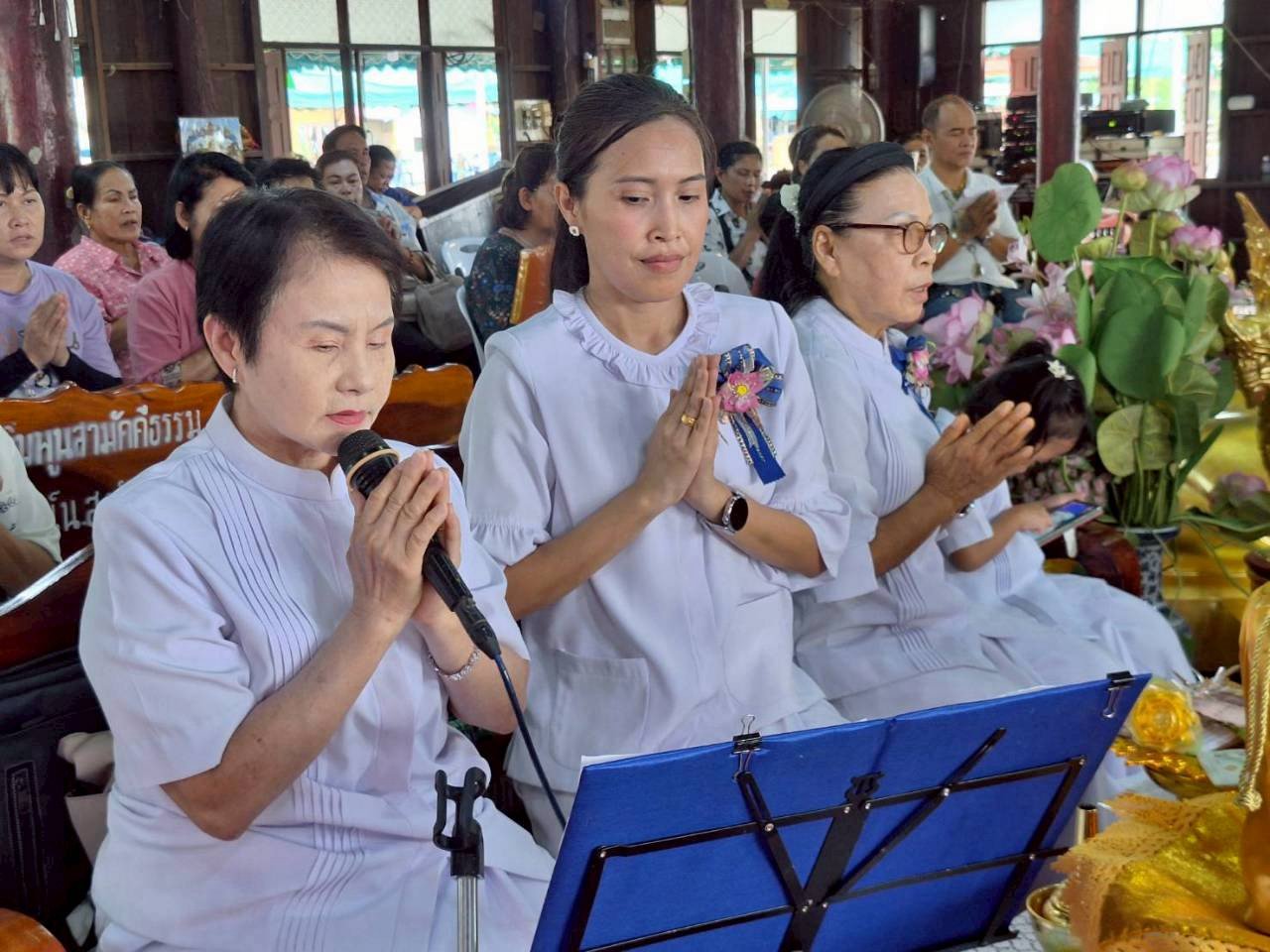 ภาพกล่าวคำถวายกฐินวัดเพิ่มพูนสามัคคีธรรม