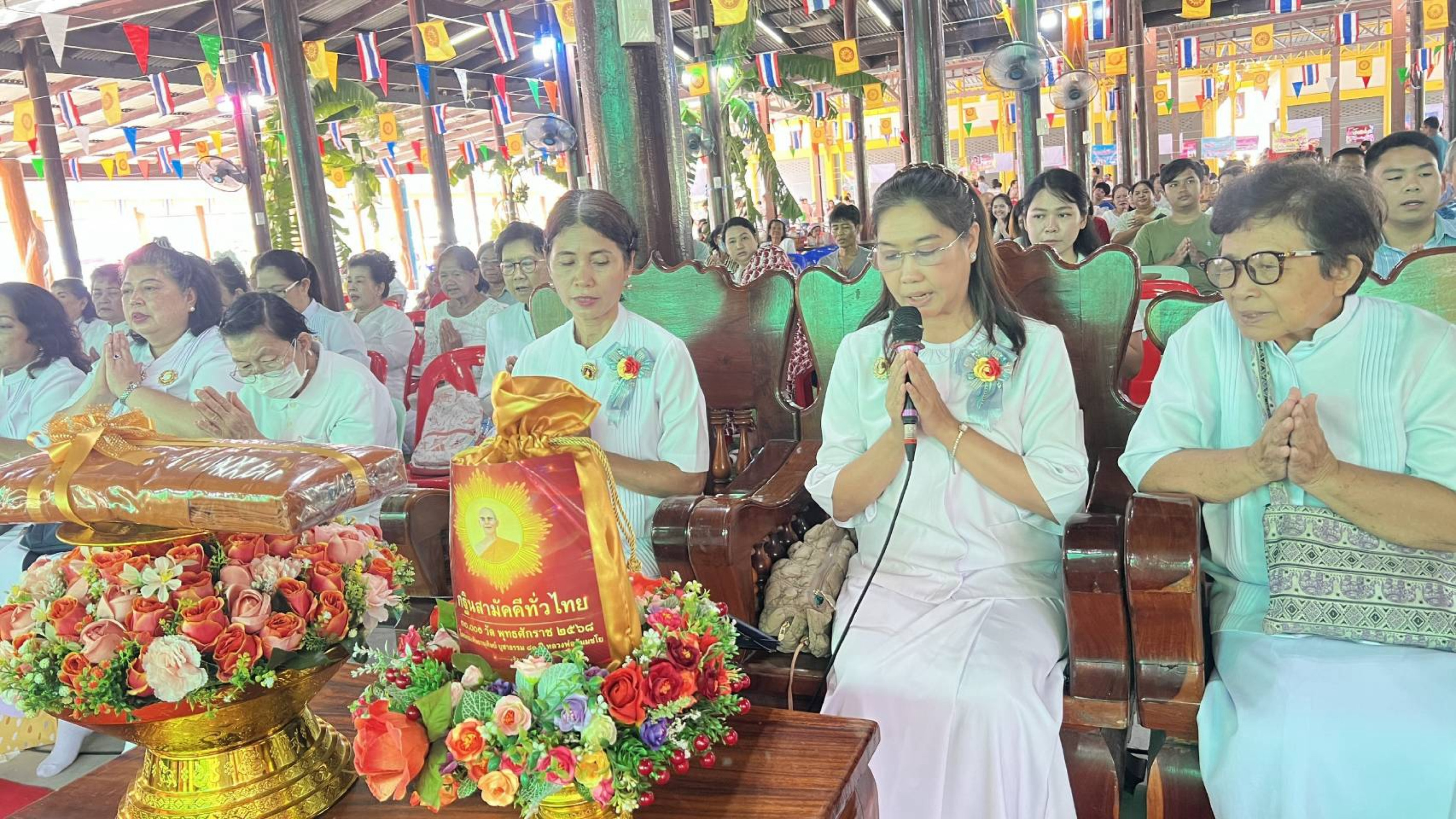 ภาพกล่าวคำถวายกฐินวัดพรหมคุณาราม