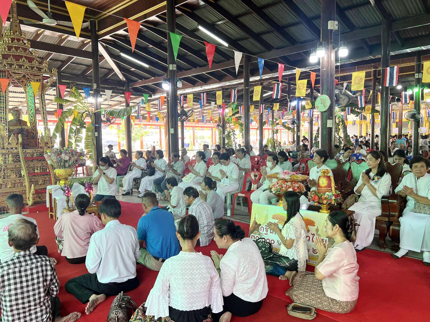 ภาพร่วมพิธีกรรมวัดพรหมคุณาราม