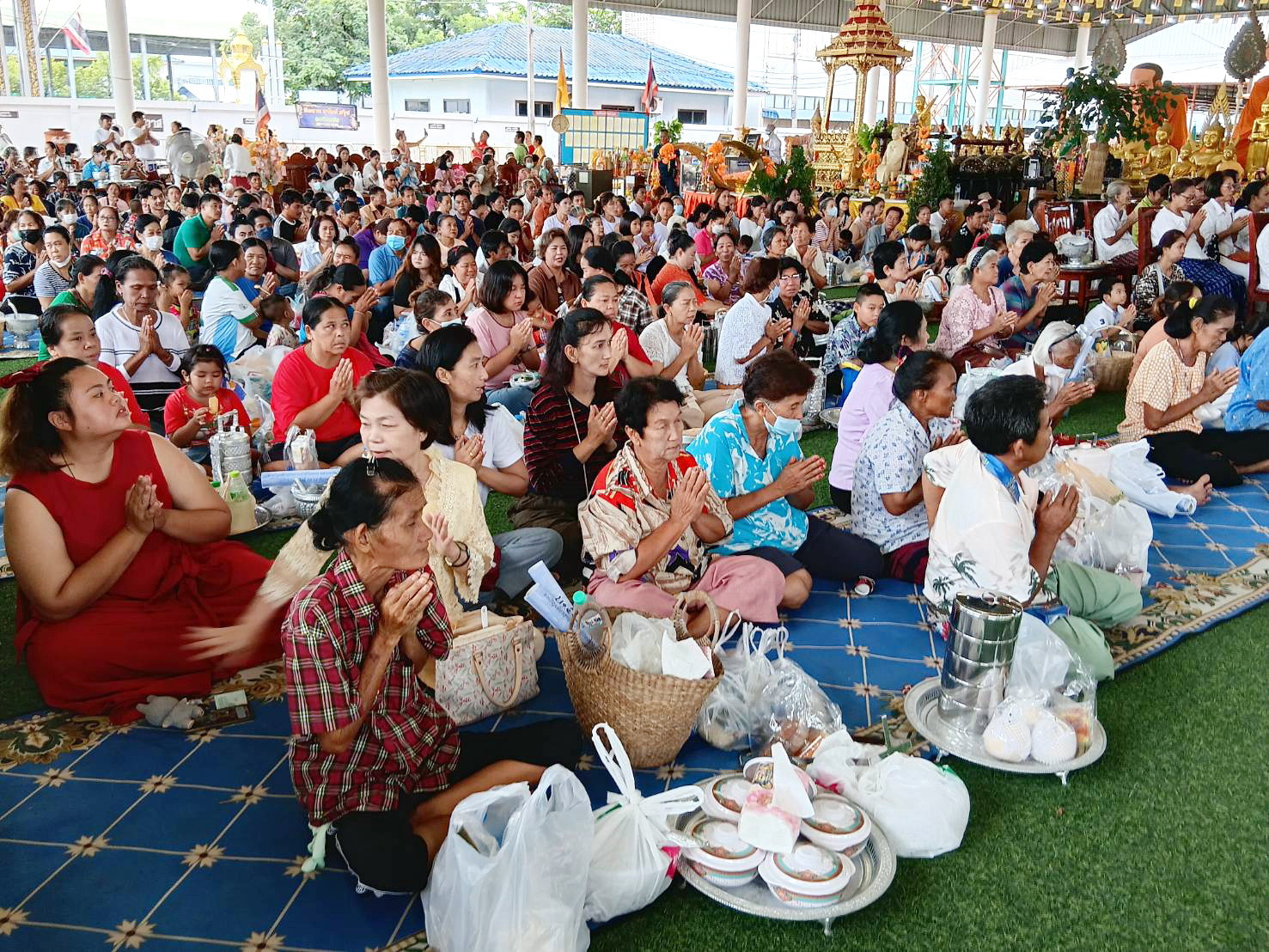 ภาพร่วมพิธีกรรมวัดท่าเสา