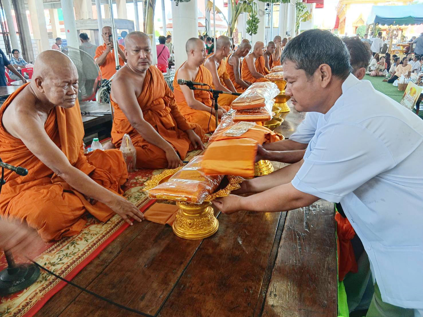 ภาพร่วมพิธีกรรมวัดท่าเสา