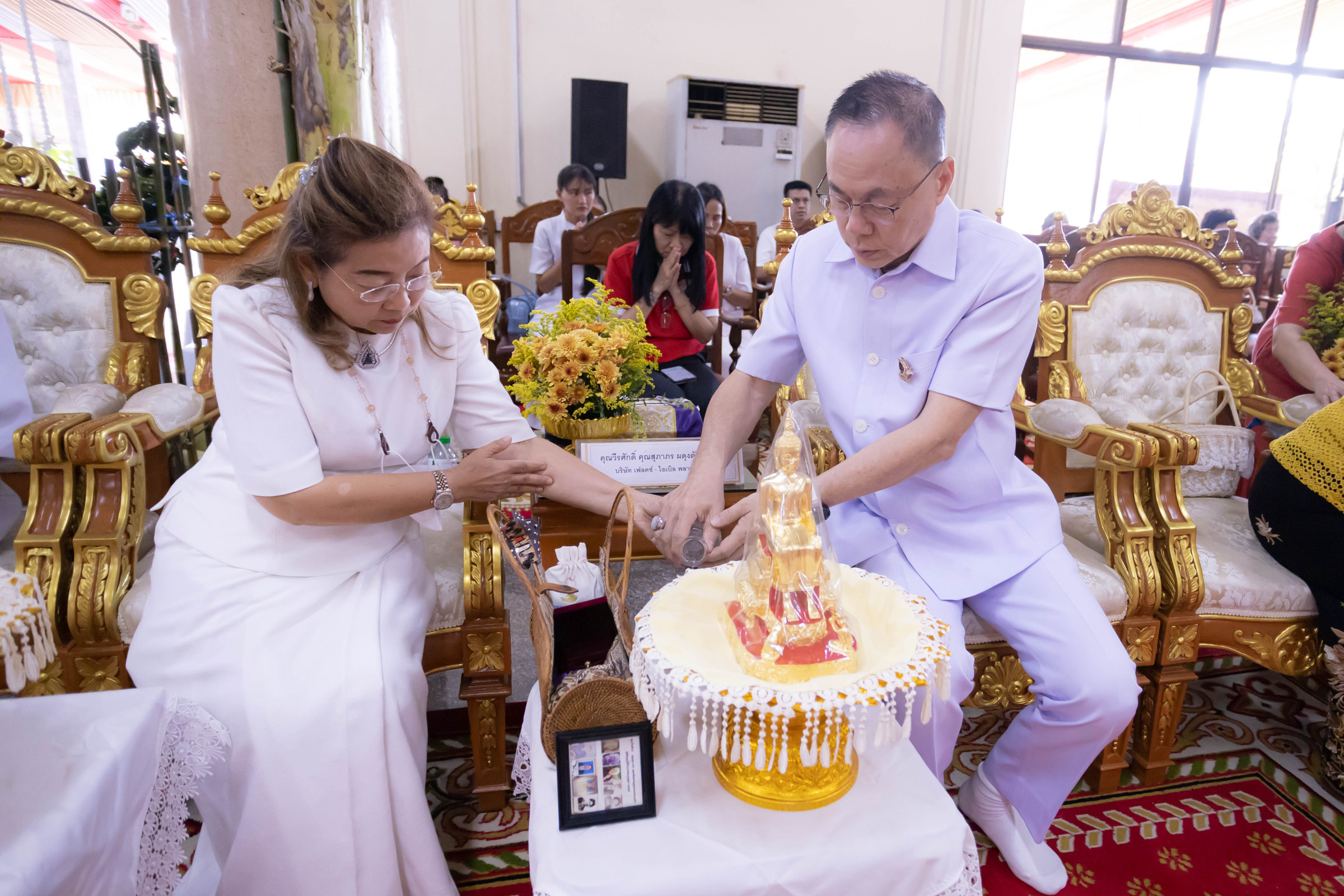 ภาพร่วมพิธีกรรมวัดใหญ่บ้านบ่อ