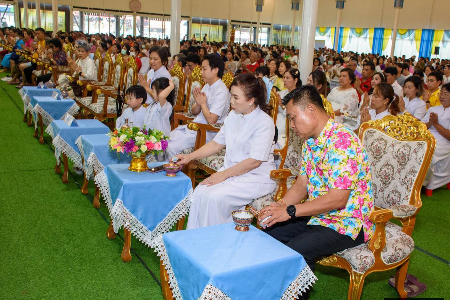 ภาพร่วมพิธีกรรมวัดหลักสี่ราษฎร์สโมสร
