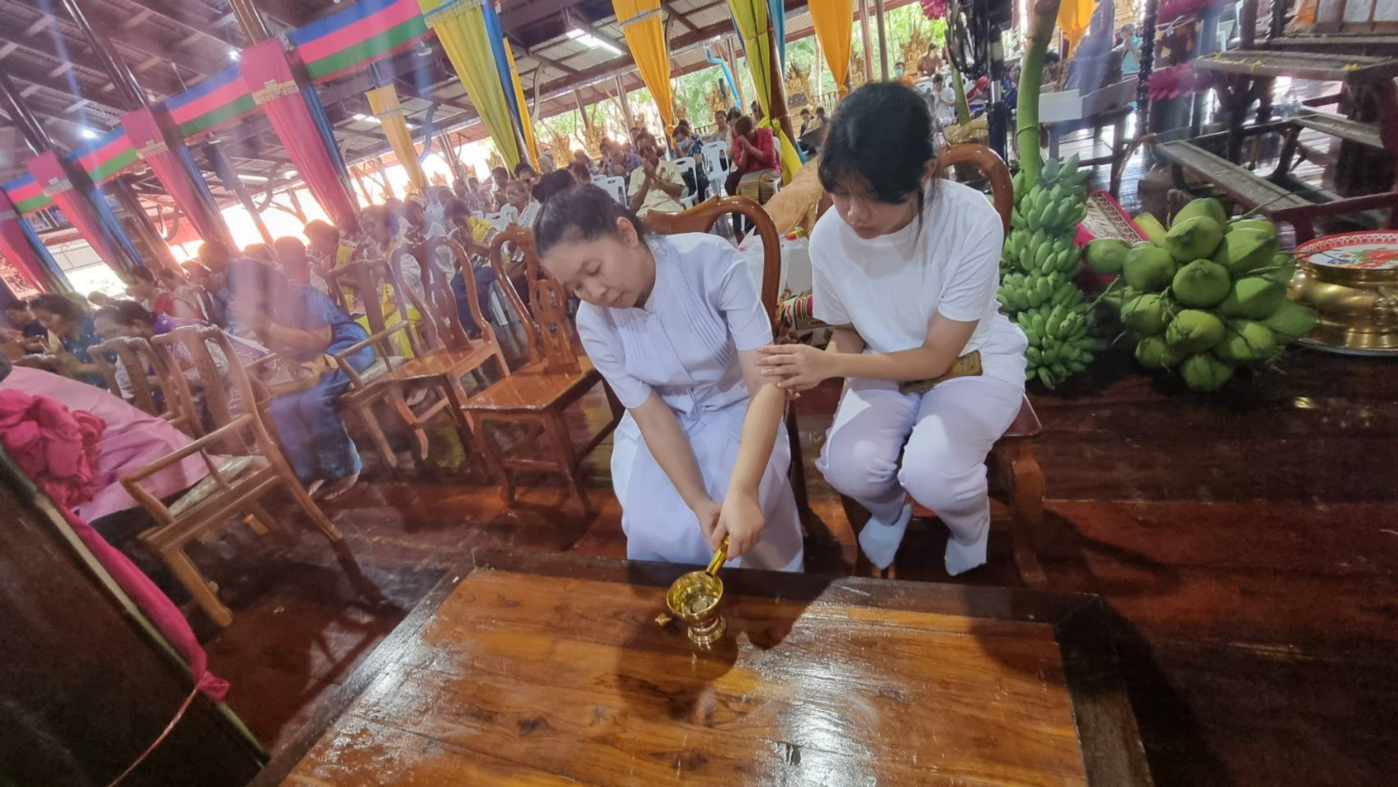 ภาพร่วมพิธีกรรมวัดราษฎร์ศรัทธากะยาราม