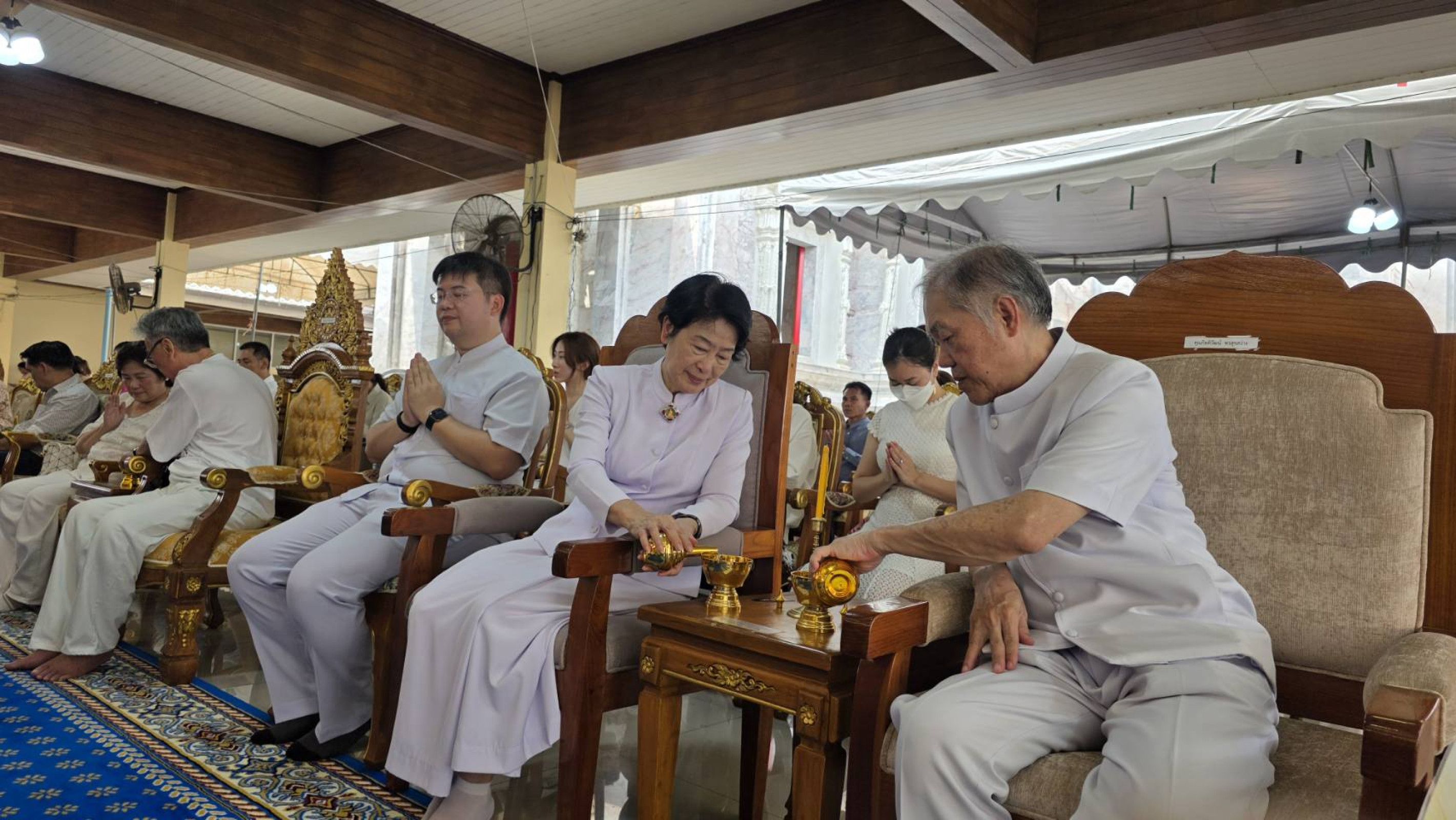 ภาพร่วมพิธีกรรมวัดโคกขาม