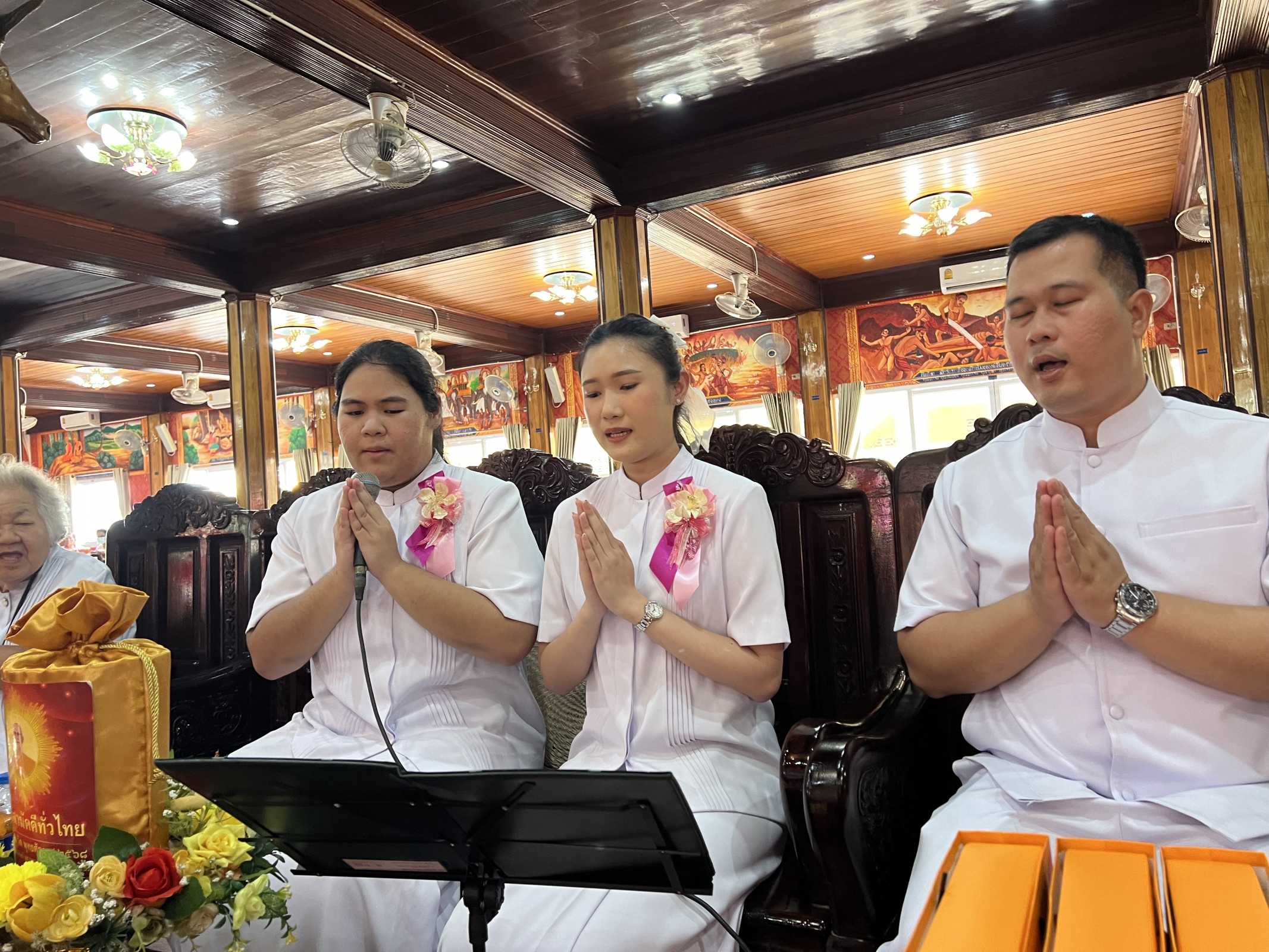 ภาพร่วมพิธีกรรมวัดศรีสุทธาราม