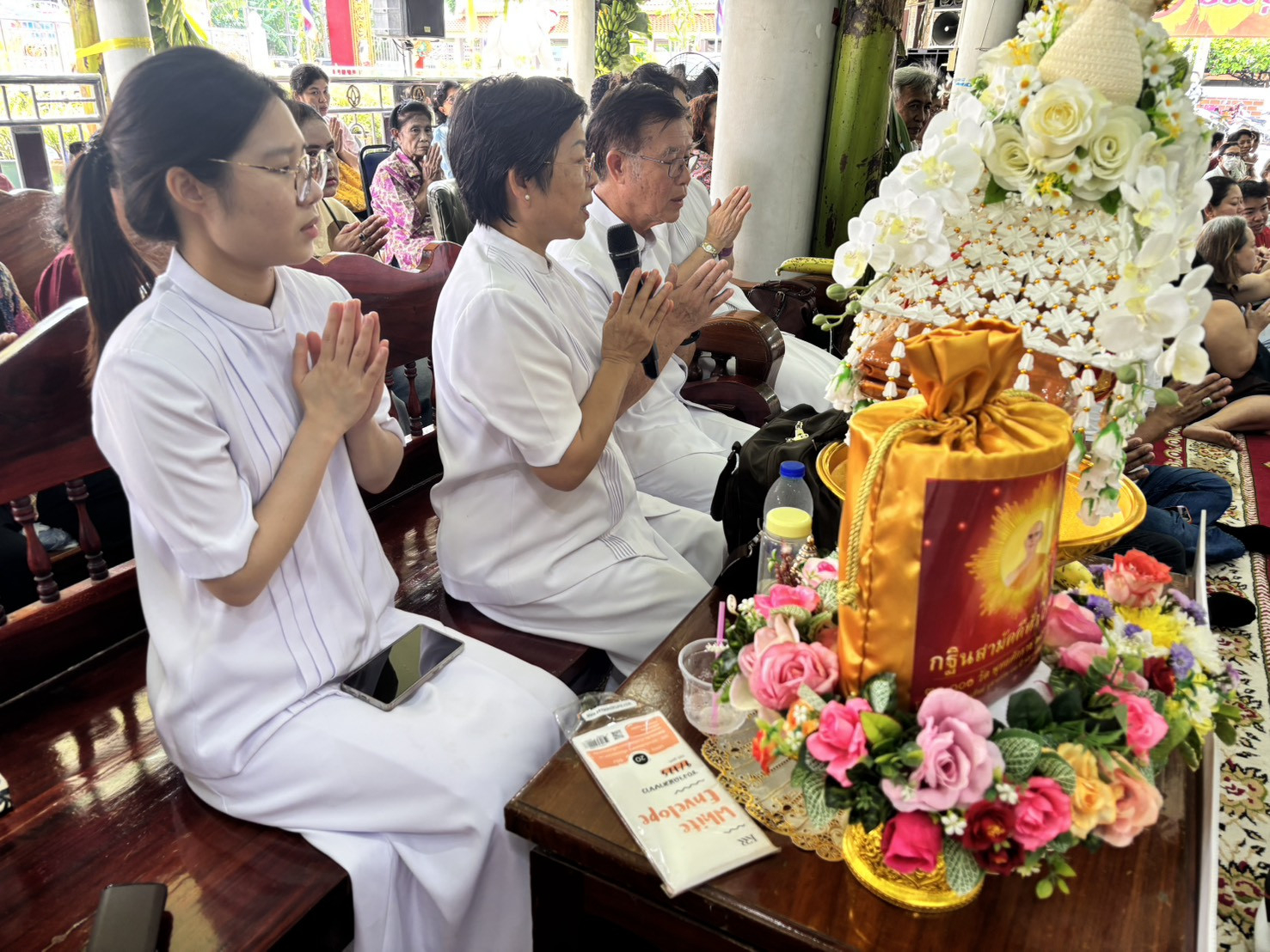 ภาพกล่าวคำถวายกฐินวัดพันธุวงษ์