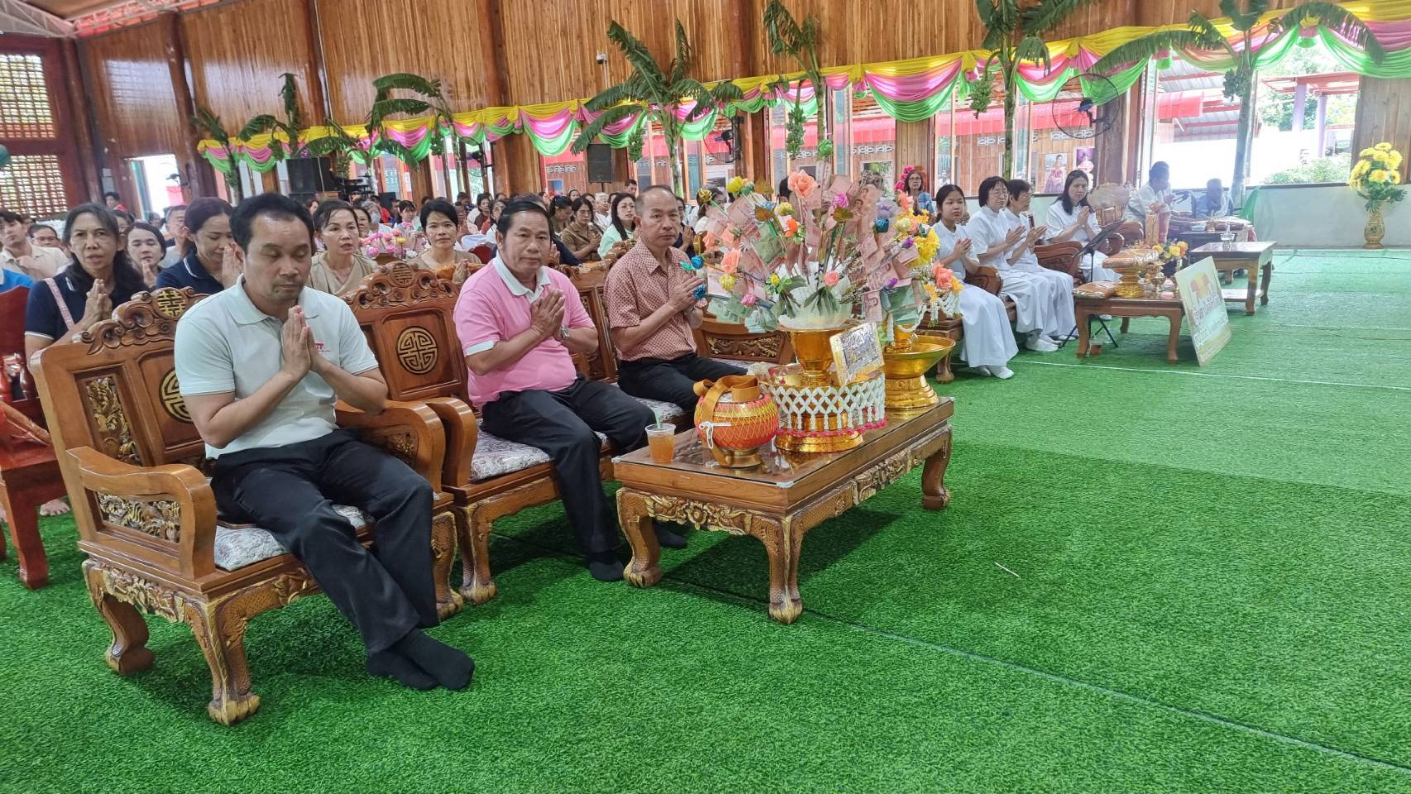 ภาพร่วมพิธีกรรมวัดธรรมโชติ