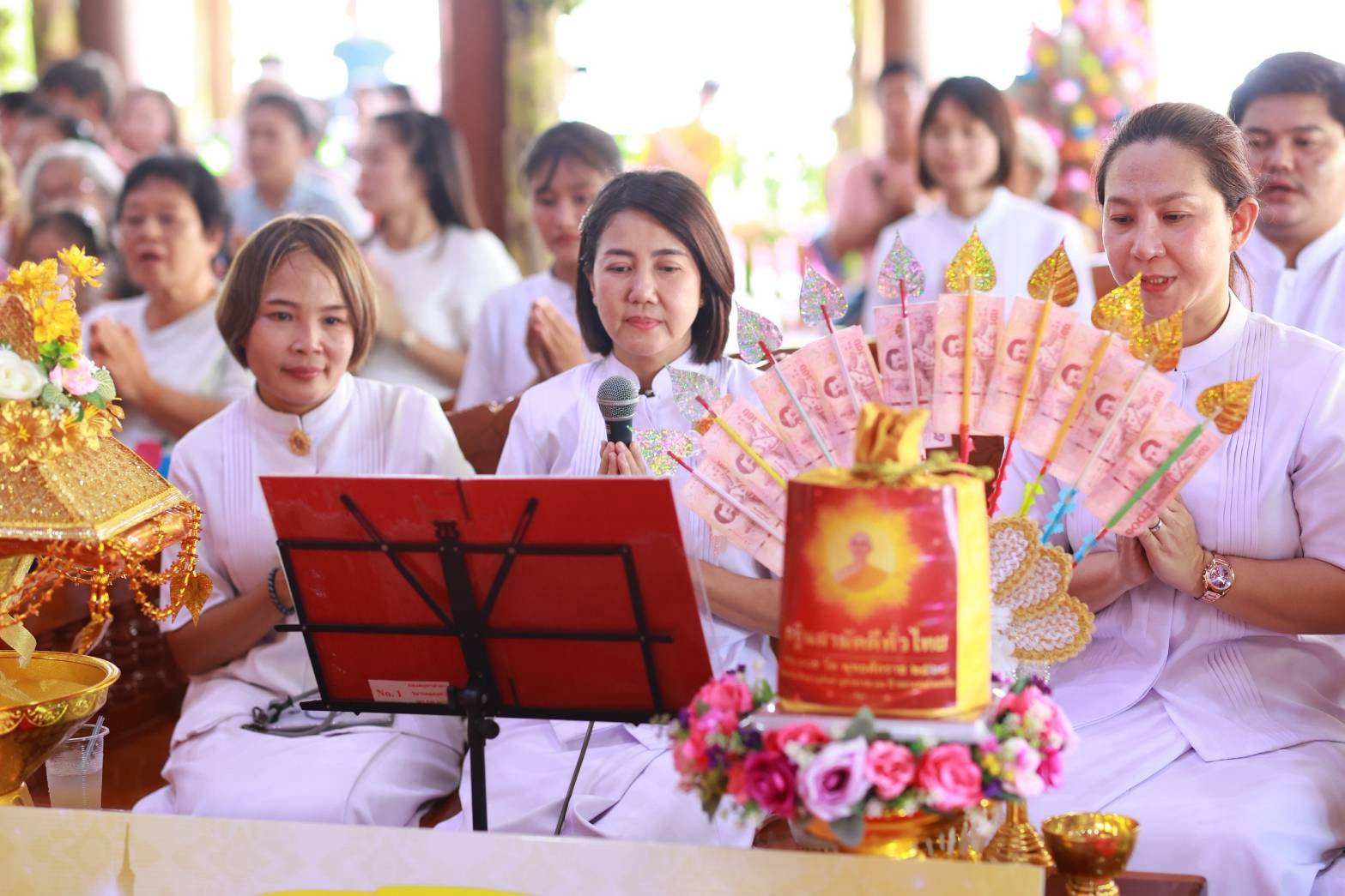 ภาพกล่าวคำถวายกฐินวัดหลักสองราษฎร์บำรุง