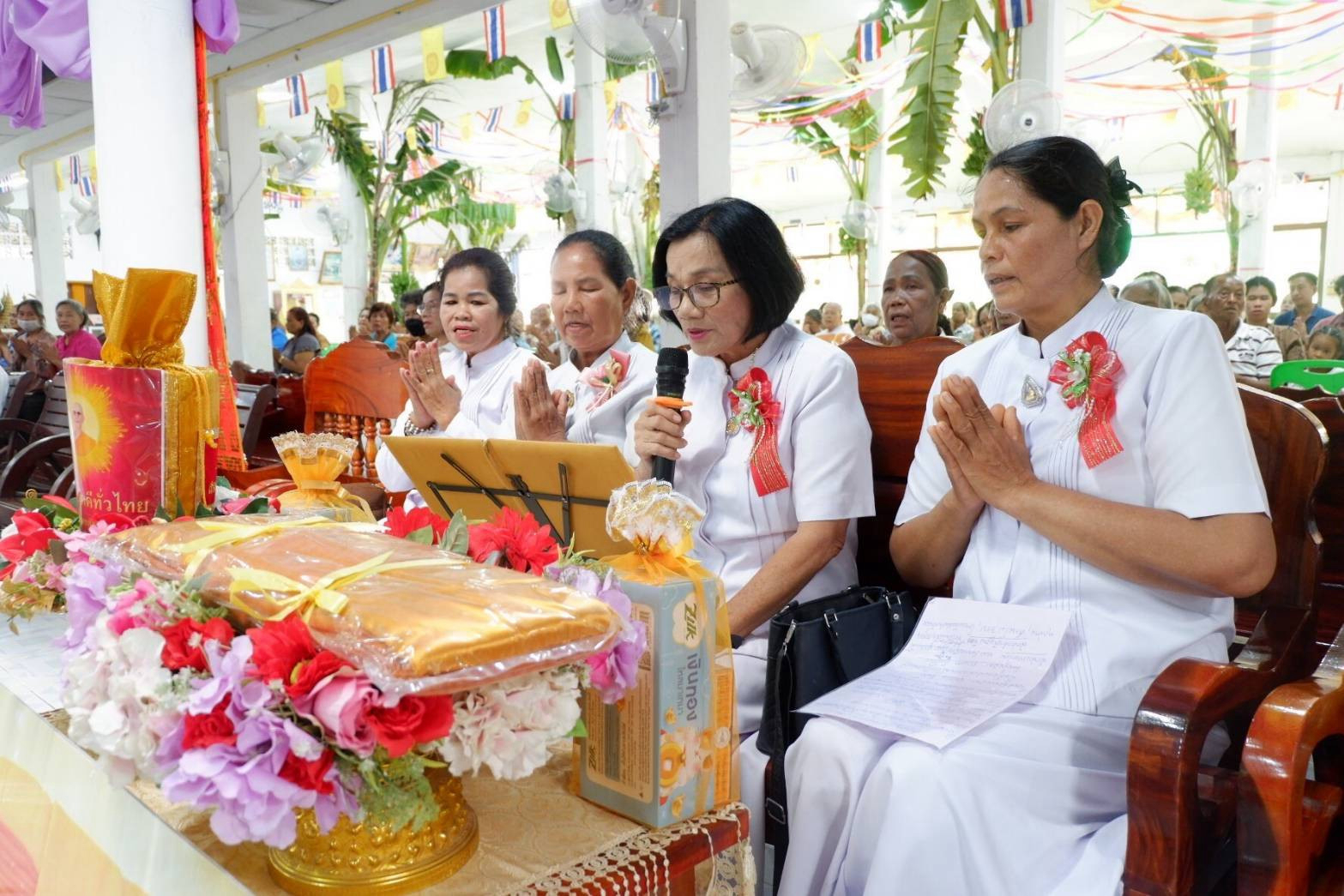 ภาพกล่าวคำถวายกฐินวัดยางชุม