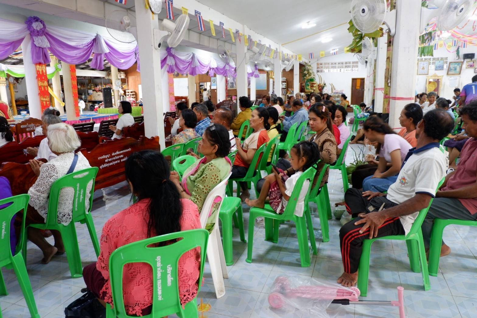 ภาพร่วมพิธีกรรมวัดยางชุม