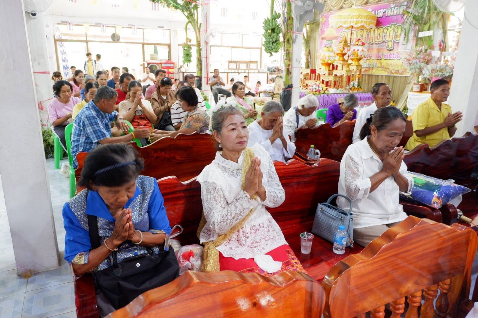 ภาพร่วมพิธีกรรมวัดยางชุม