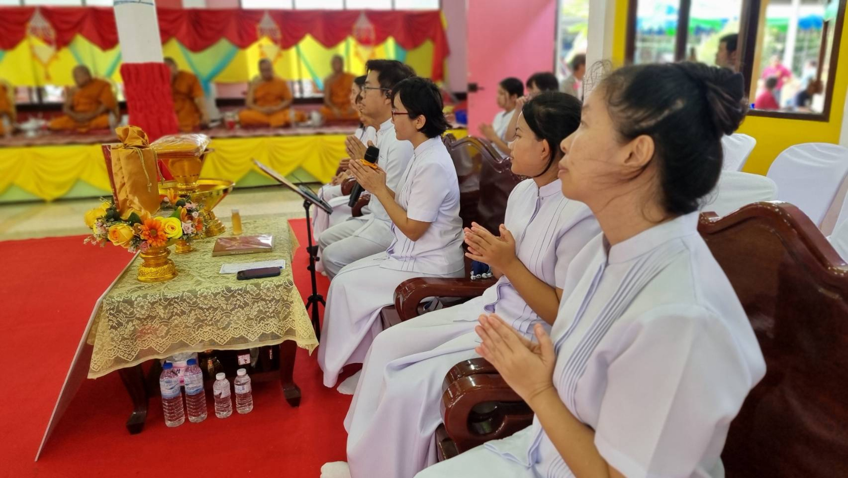 ภาพร่วมพิธีกรรมวัดบางน้ำวน