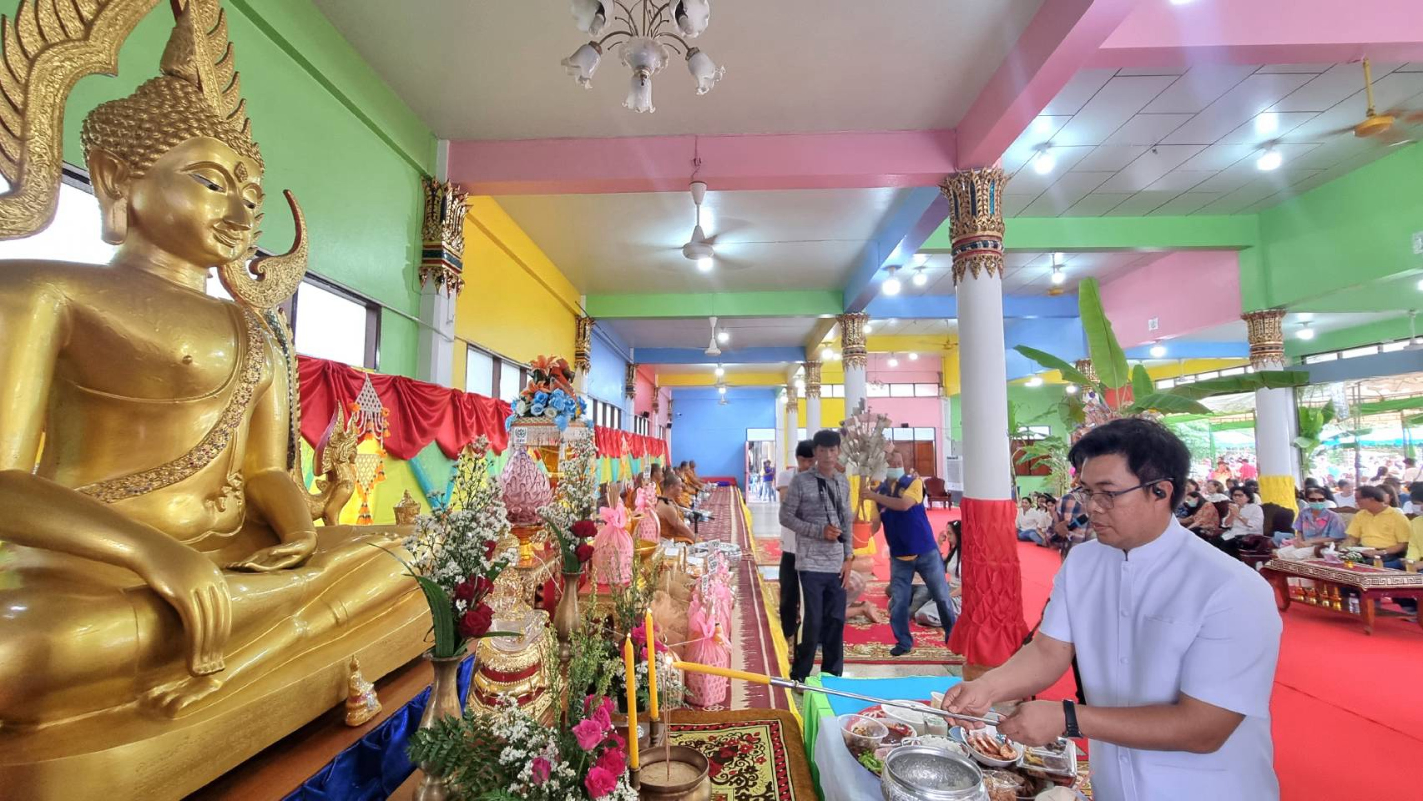 ภาพร่วมพิธีกรรมวัดบางน้ำวน