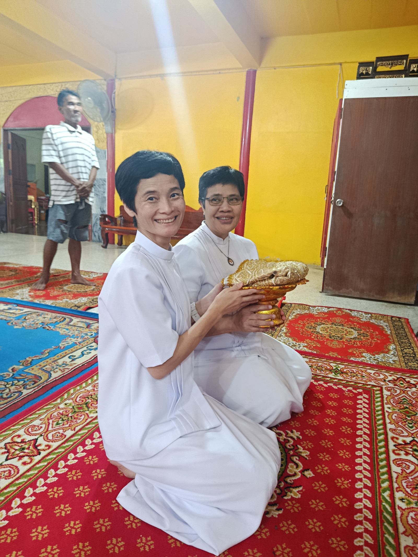 ภาพร่วมพิธีกรรมวัดศิริวรรณาราม