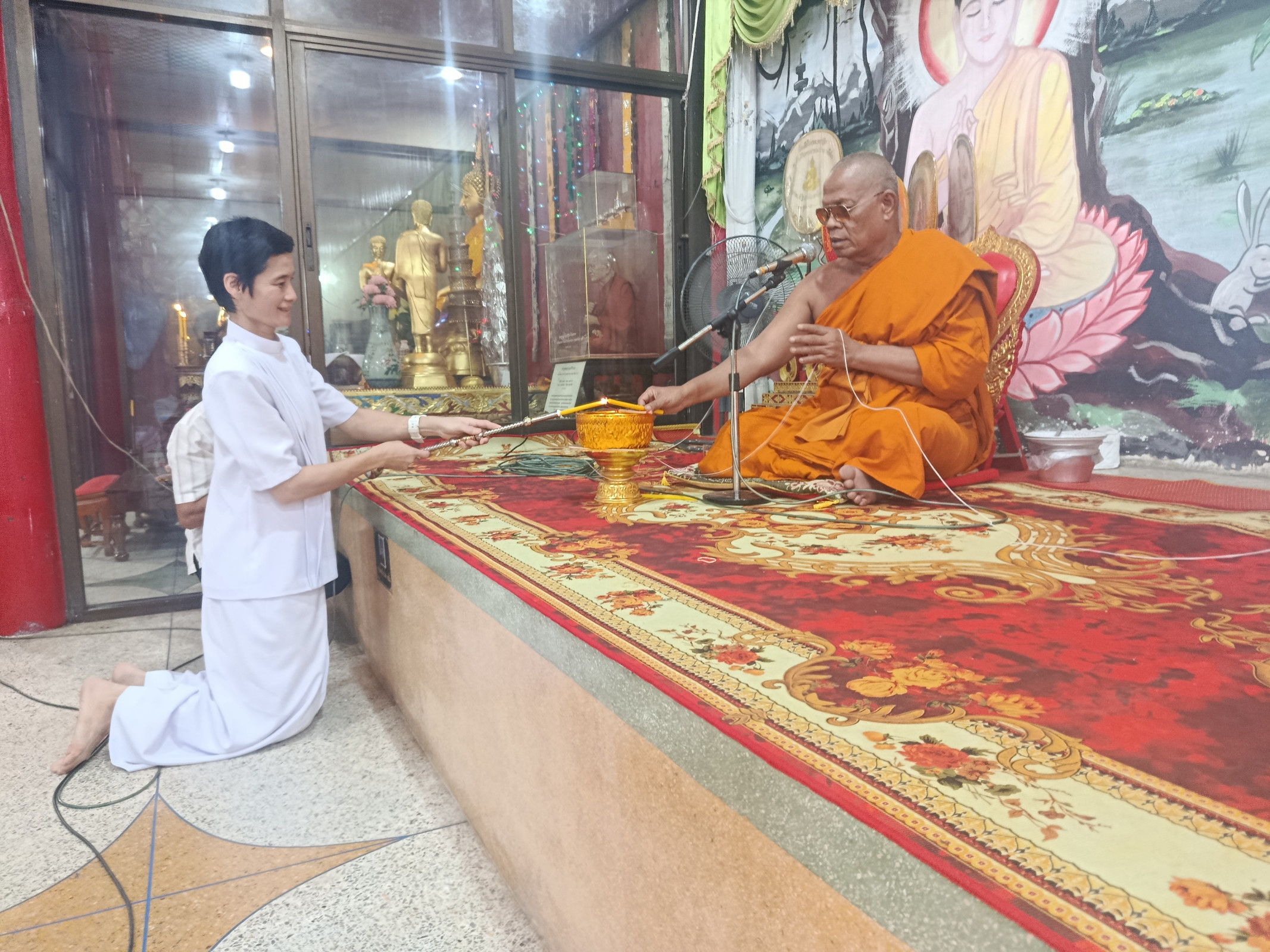 ภาพร่วมพิธีกรรมวัดศิริวรรณาราม