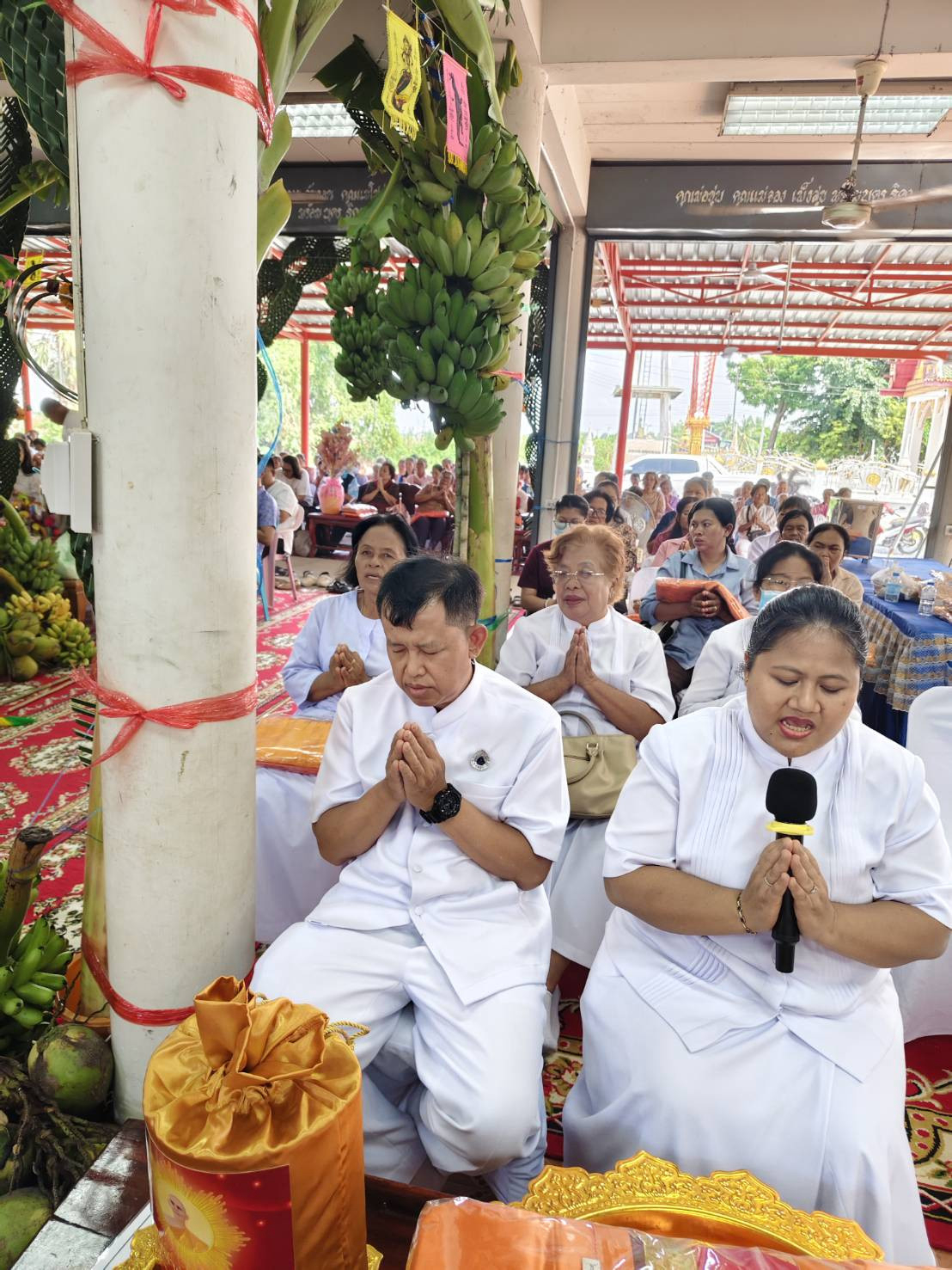 ภาพกล่าวคำถวายกฐินวัดใหม่บำรุงธรรม
