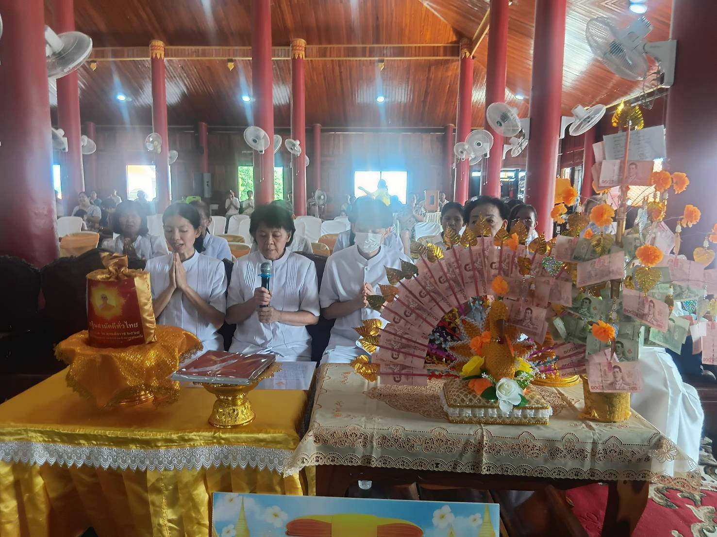 ภาพกล่าวคำถวายกฐินวัดดอนตาจีน