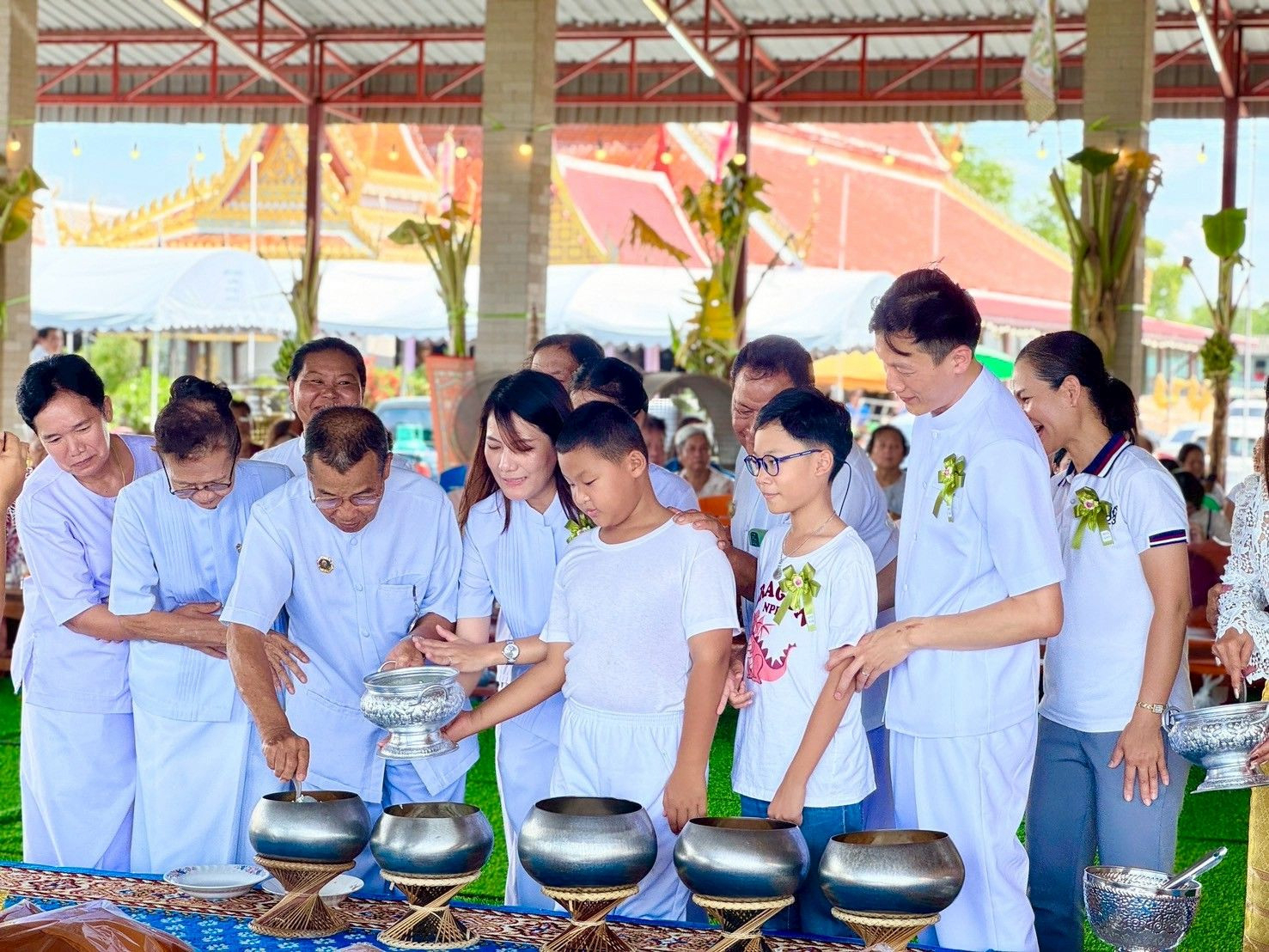 ภาพร่วมพิธีกรรมวัดโคกงูเห่า