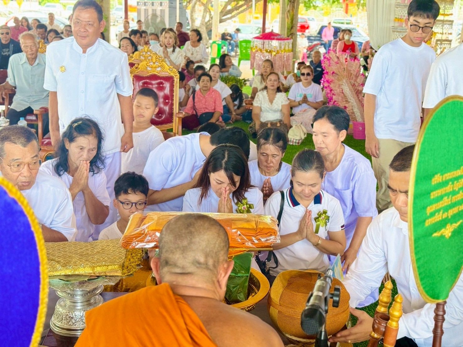ภาพร่วมพิธีกรรมวัดโคกงูเห่า