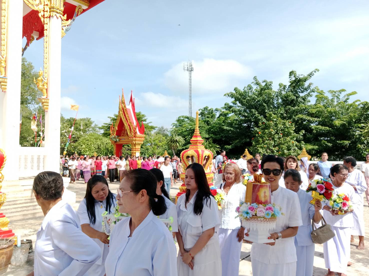 ภาพร่วมพิธีกรรมวัดจันทราวาส