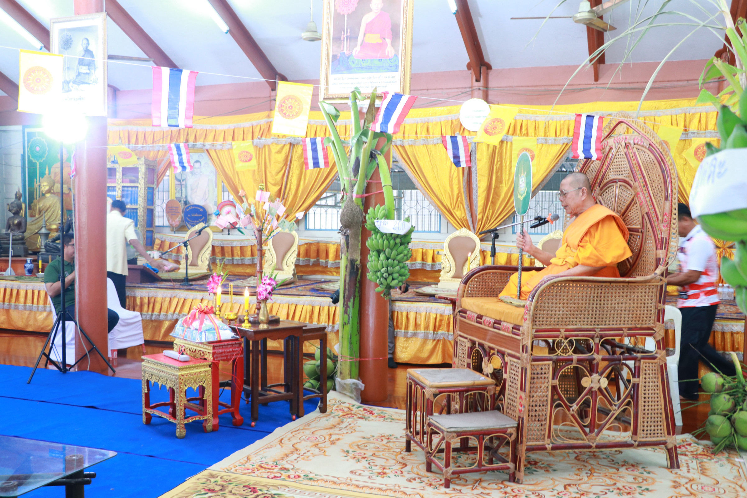 ภาพร่วมพิธีกรรมวัดโพธาราม