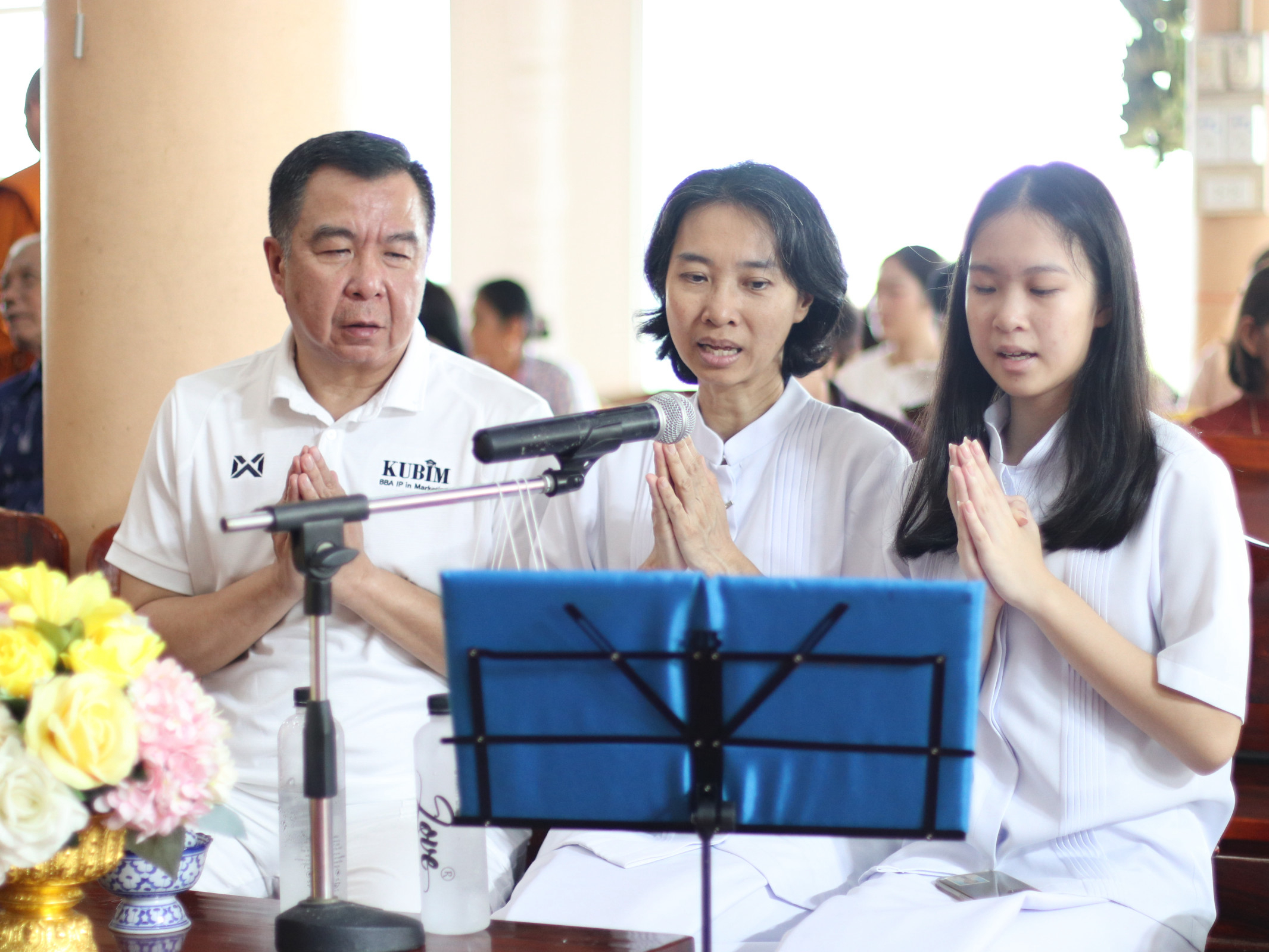 ภาพกล่าวคำถวายกฐินวัดธรรมมงคล