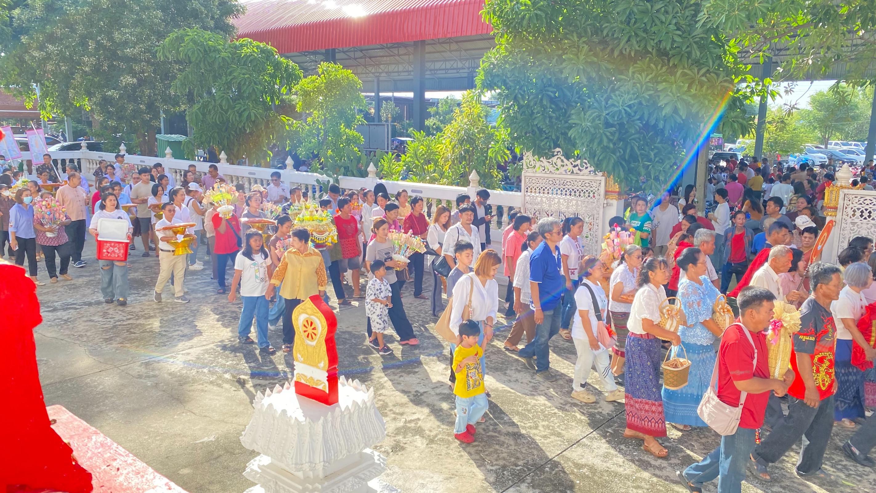 ภาพร่วมพิธีกรรมวัดธรรมมงคล