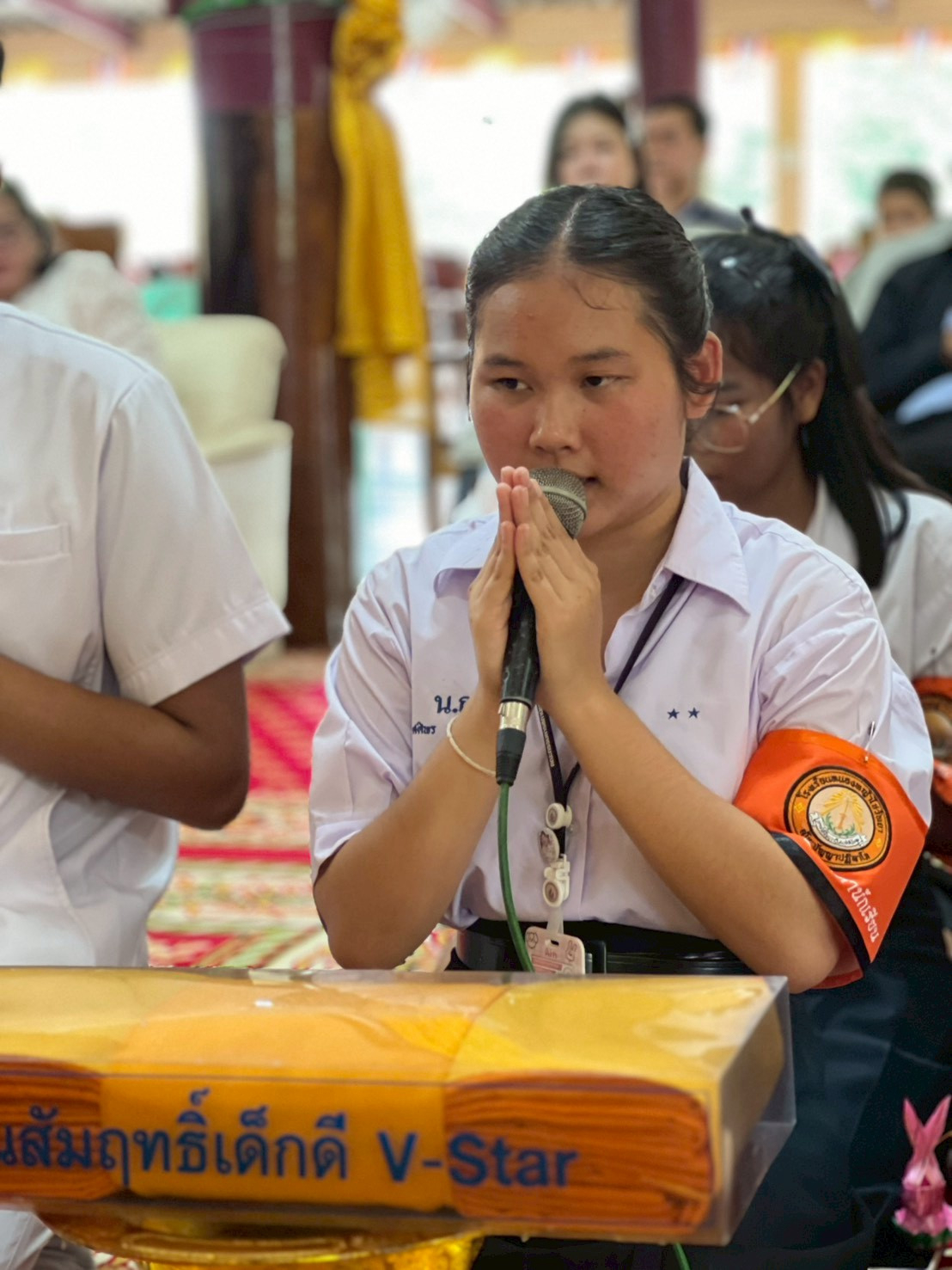 ภาพกล่าวคำถวายกฐินวัดบ่อหว้า