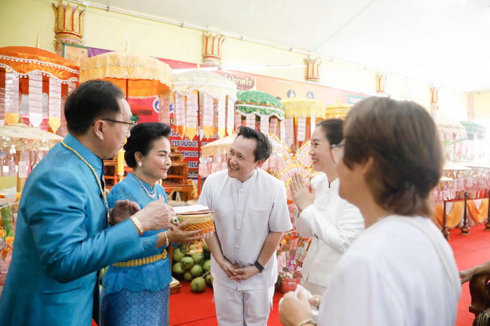 ภาพร่วมพิธีกรรมวัดใหม่คูเมือง