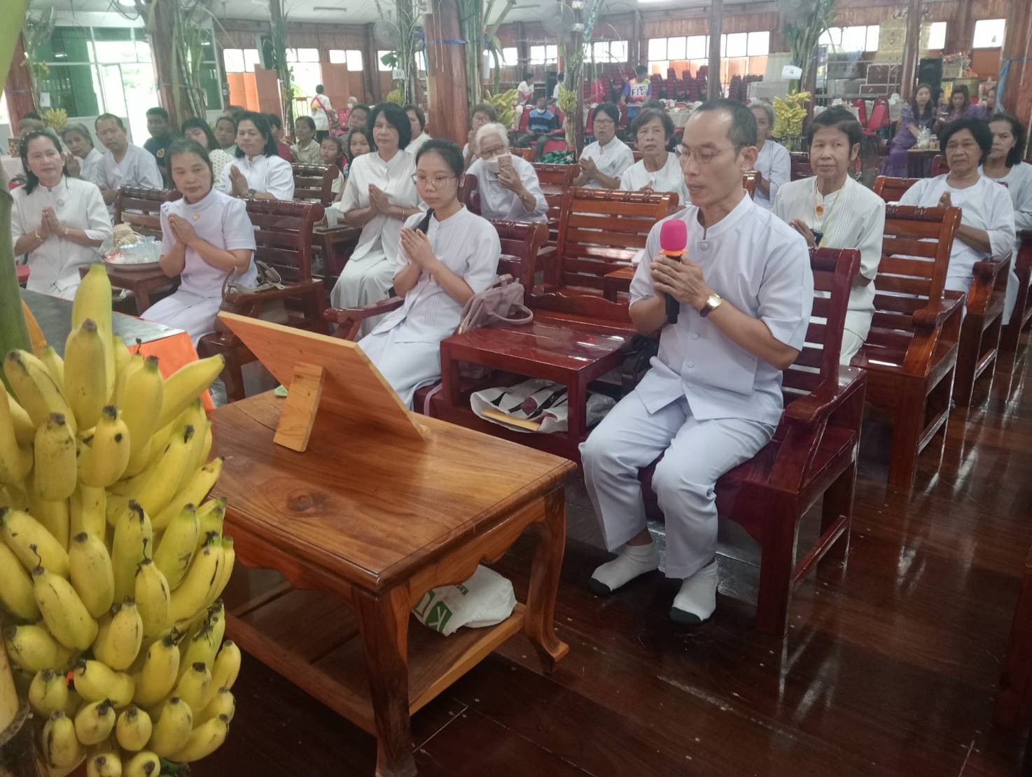 ภาพกล่าวคำถวายกฐินวัดวังจิก