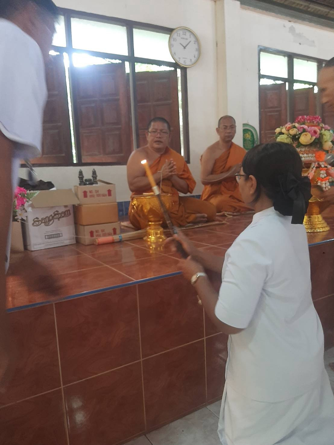 ภาพร่วมพิธีกรรมวัดเขาทำเทียม