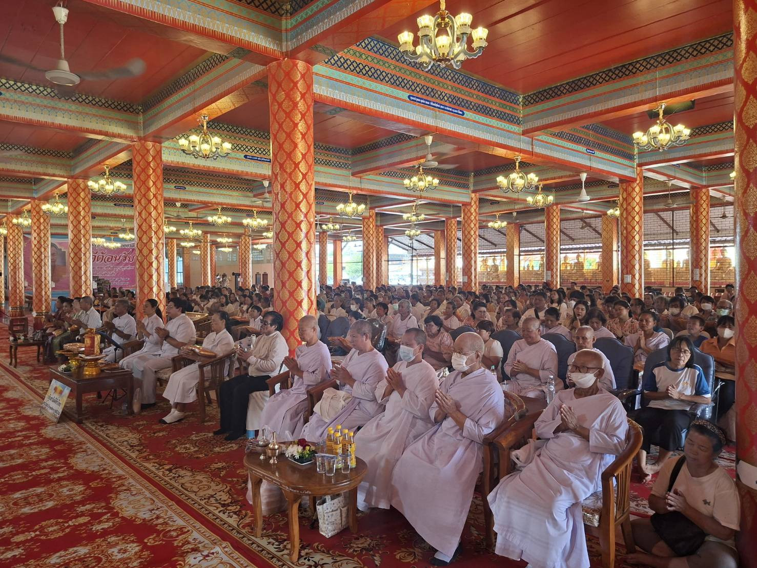 ภาพร่วมพิธีกรรมวัดสองเขตสามัคคี(ลาดตาล)
