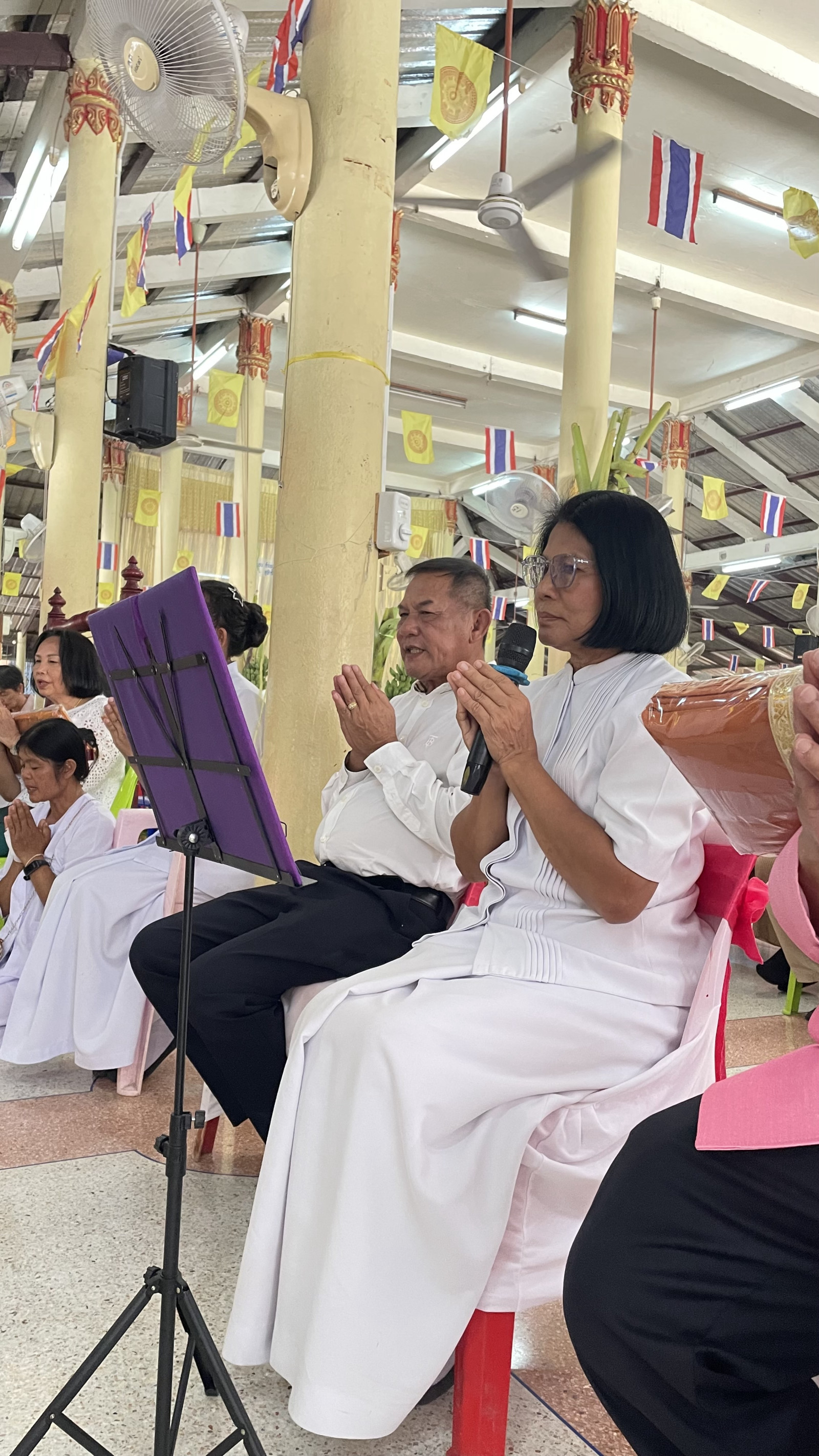 ภาพกล่าวคำถวายกฐินวัดสามัคคีธรรม