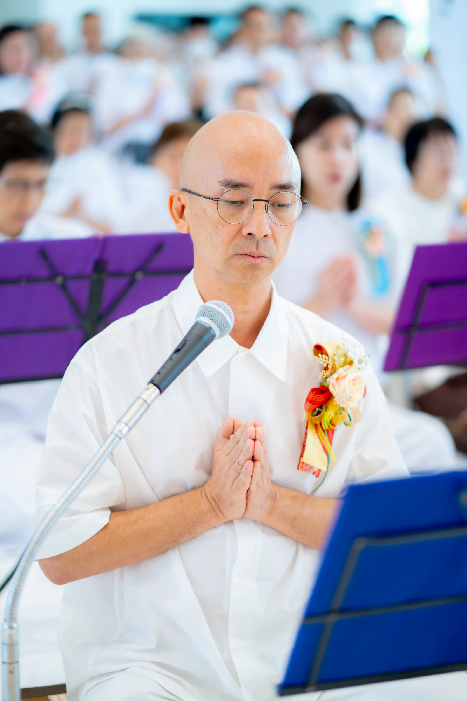 ภาพกล่าวคำถวายกฐินศูนย์ปฏิบัติธรรมพระมงคลเทพมุนี