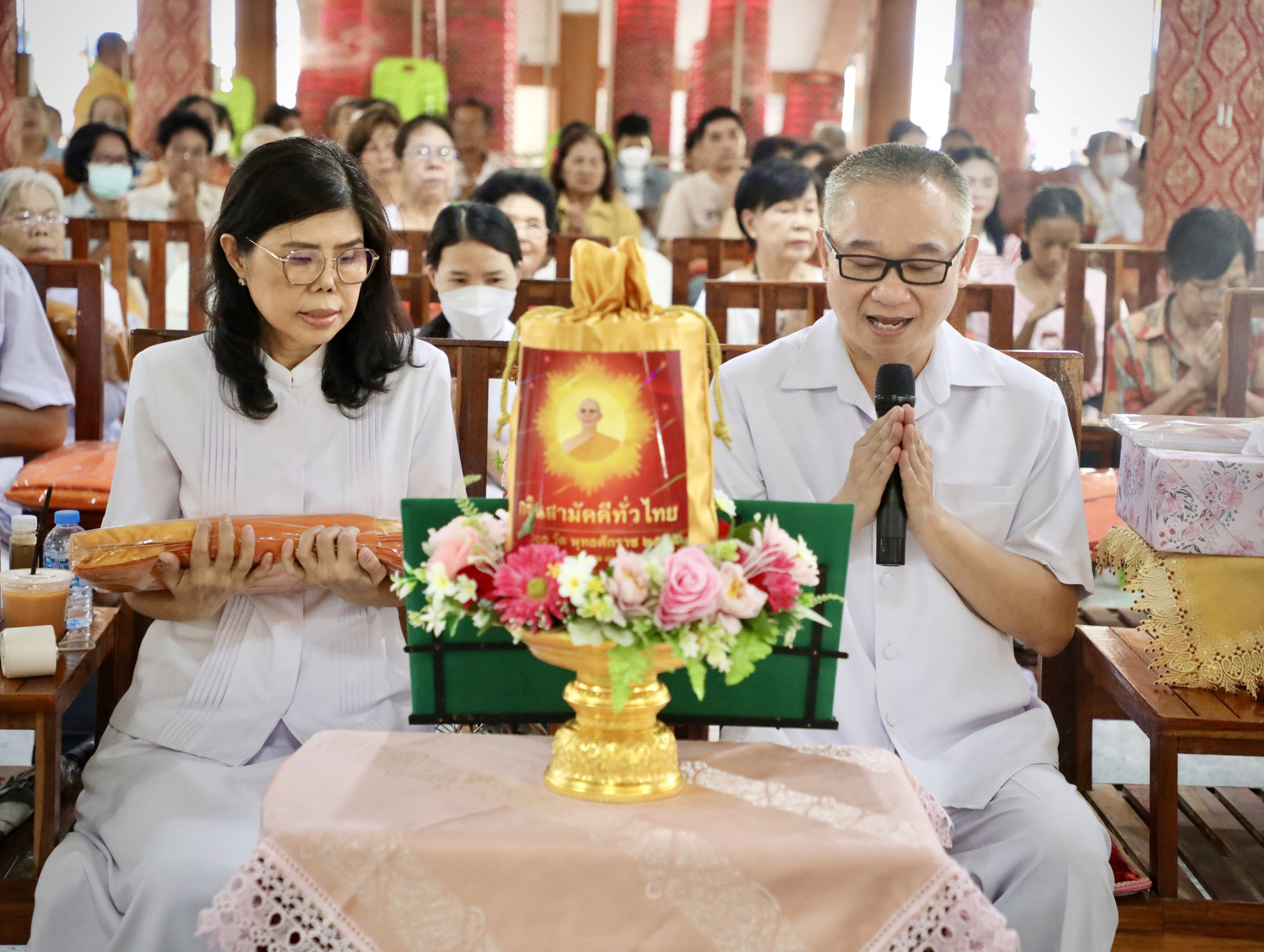 ภาพกล่าวคำถวายกฐินวัดปู่เจ้า