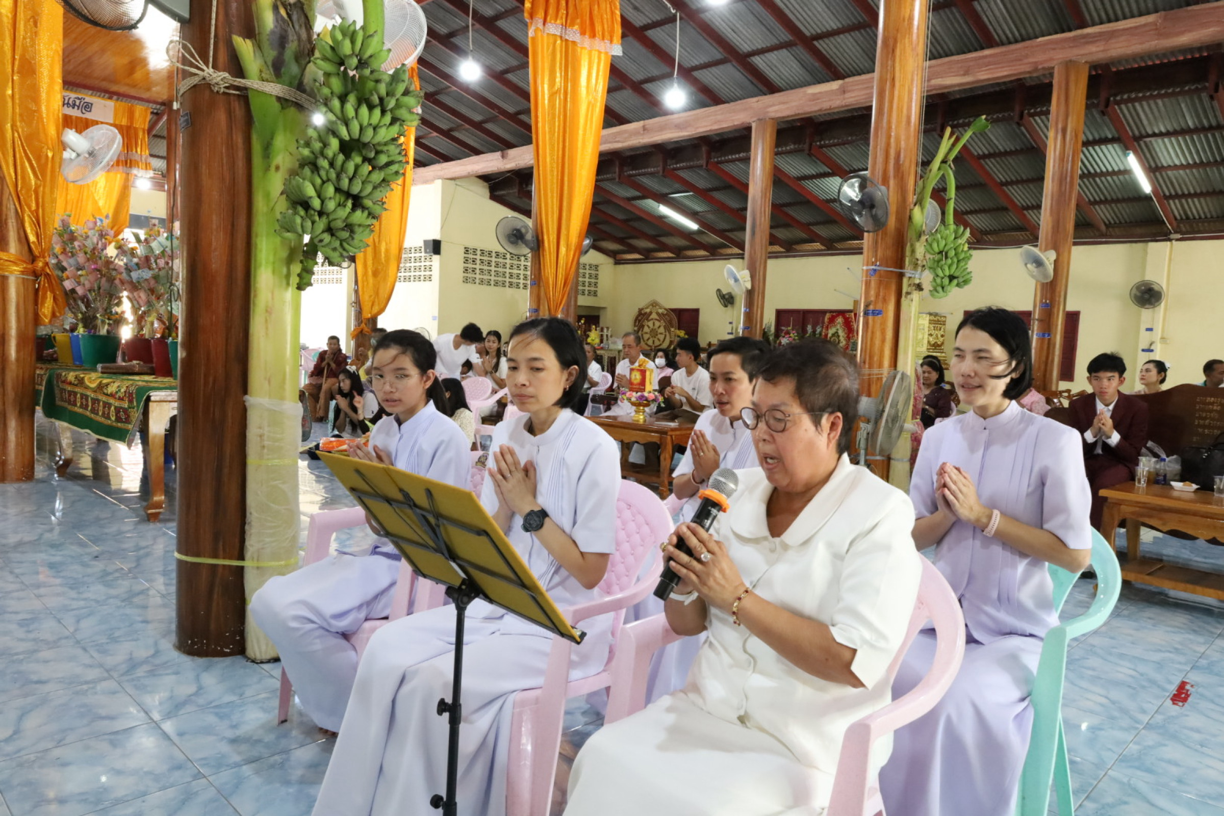 ภาพกล่าวคำถวายกฐินวัดไผ่พันมือ