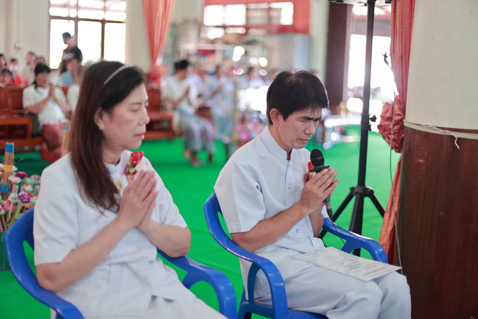 ภาพกล่าวคำถวายกฐินวัดรางบัวทอง