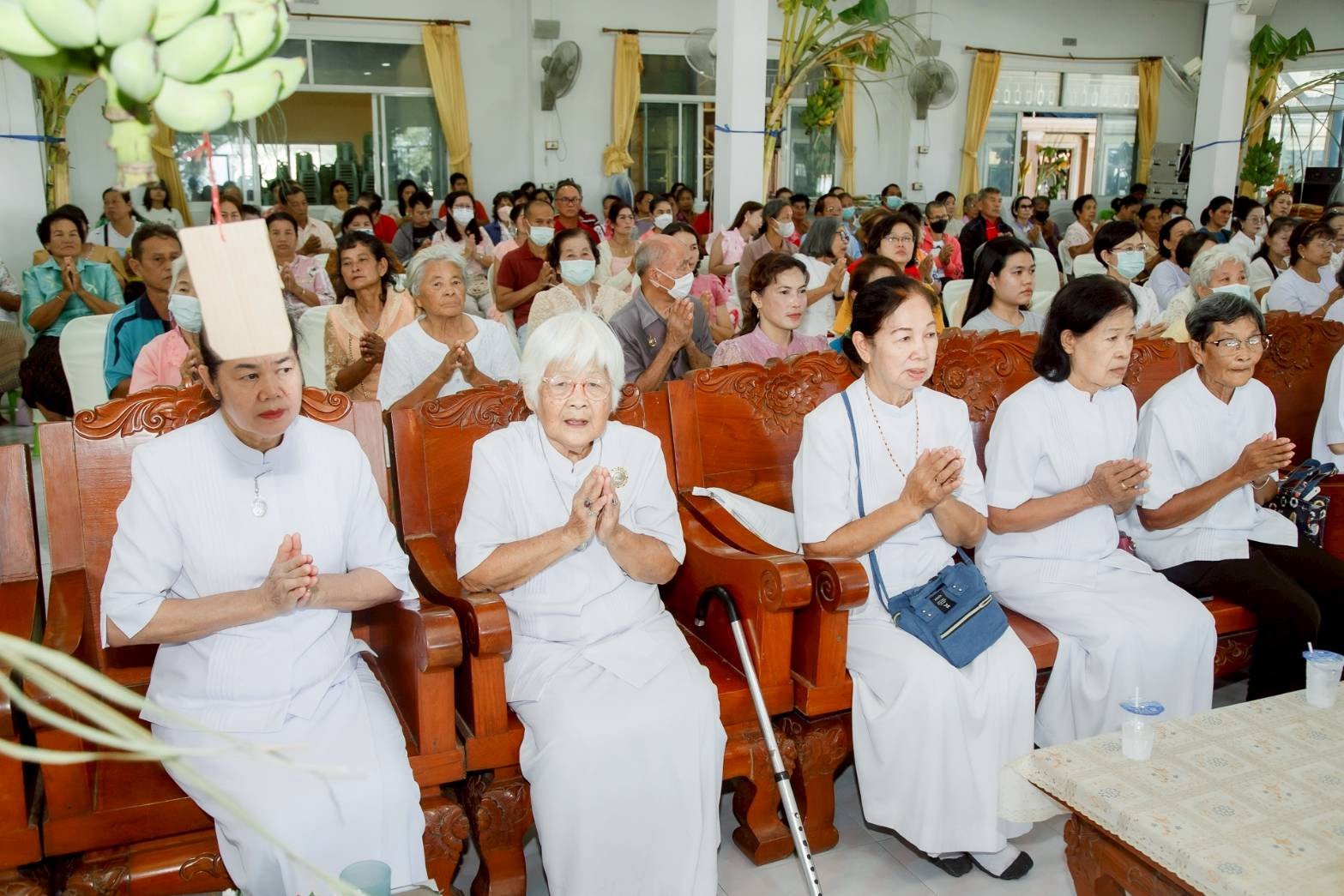 ภาพร่วมพิธีกรรมวัดนิเวศน์ปวราราม