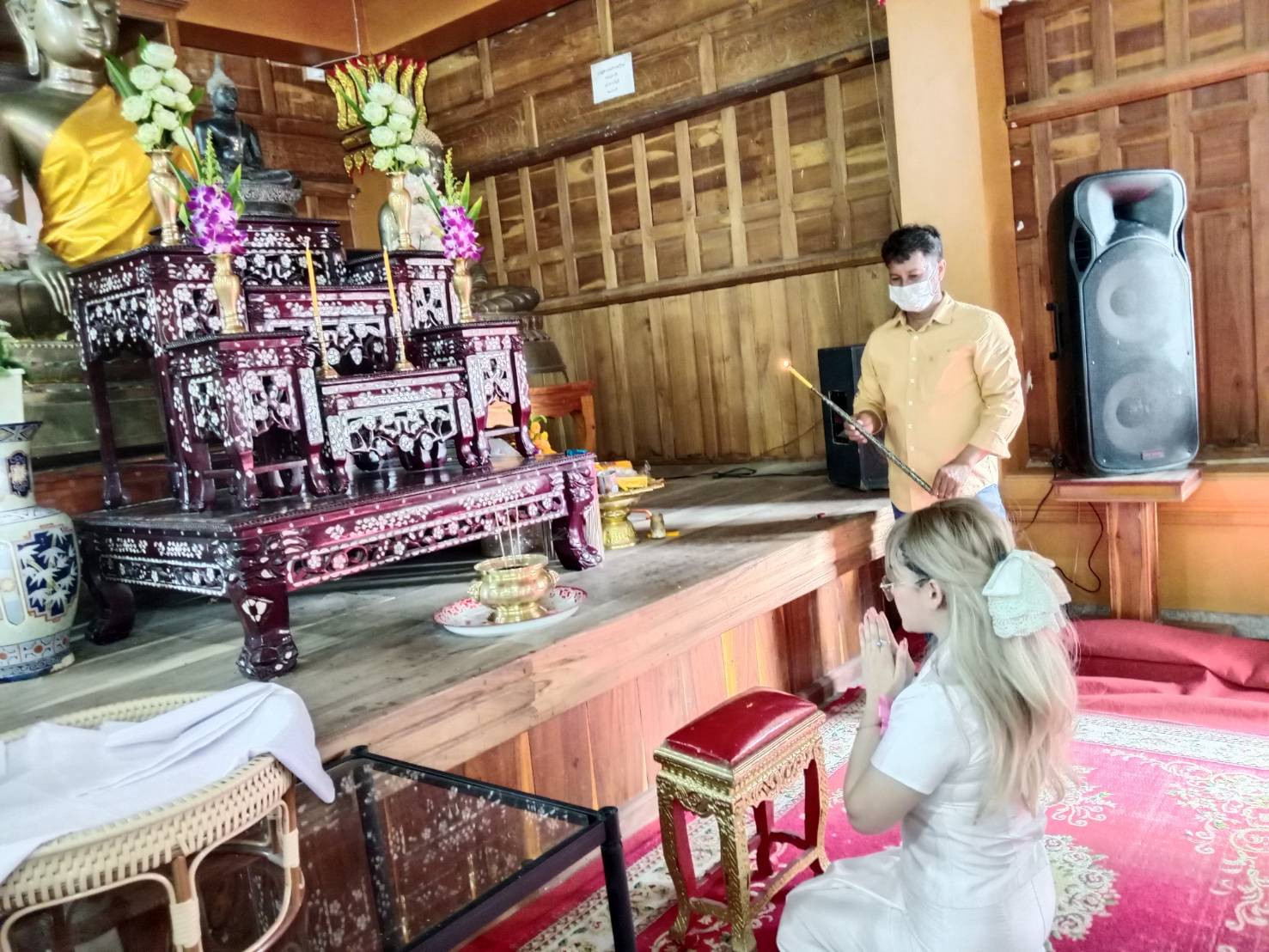 ภาพร่วมพิธีกรรมวัดศรีพร